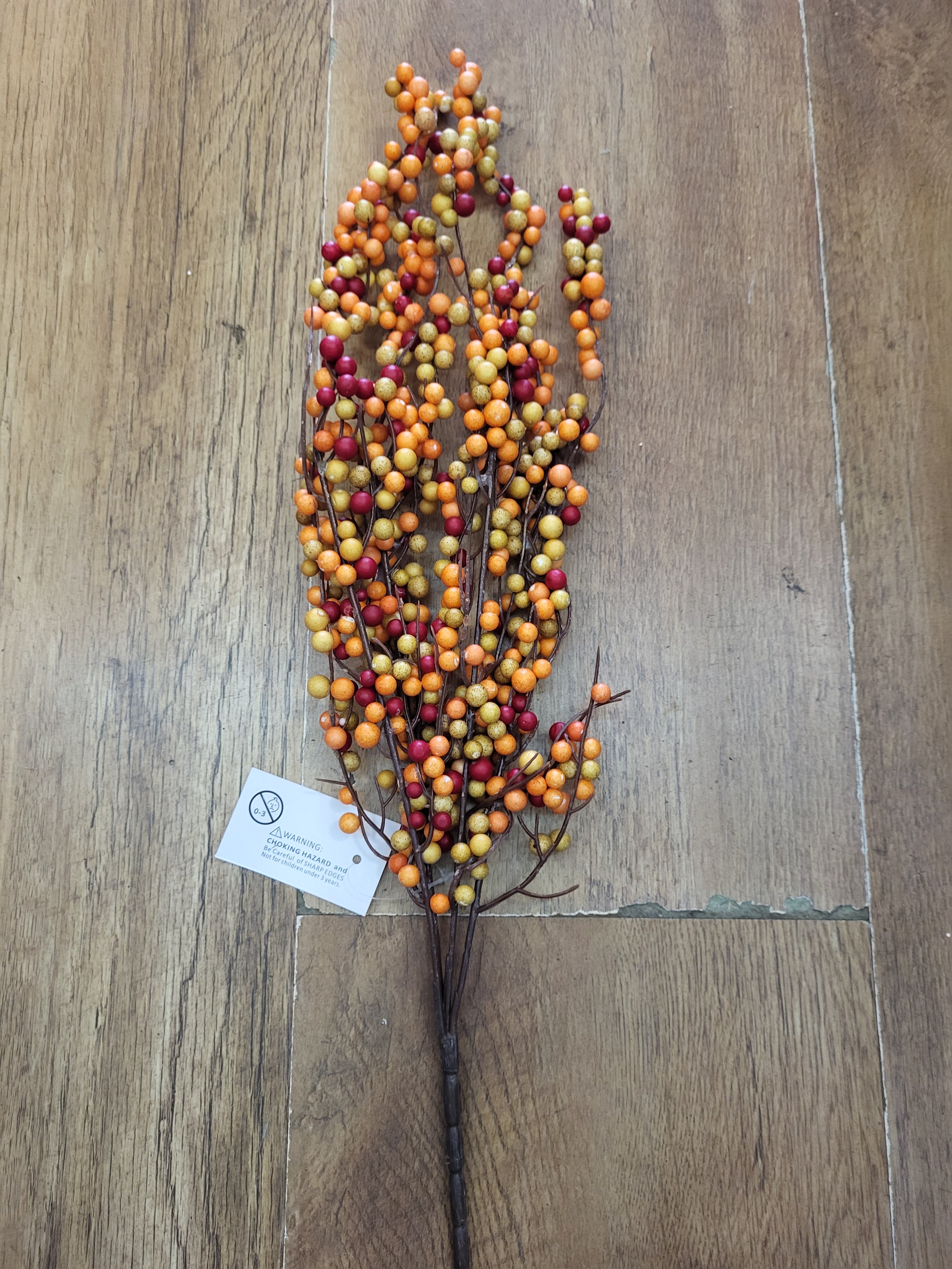 Autumnal berry branch - 3 colours available image 1