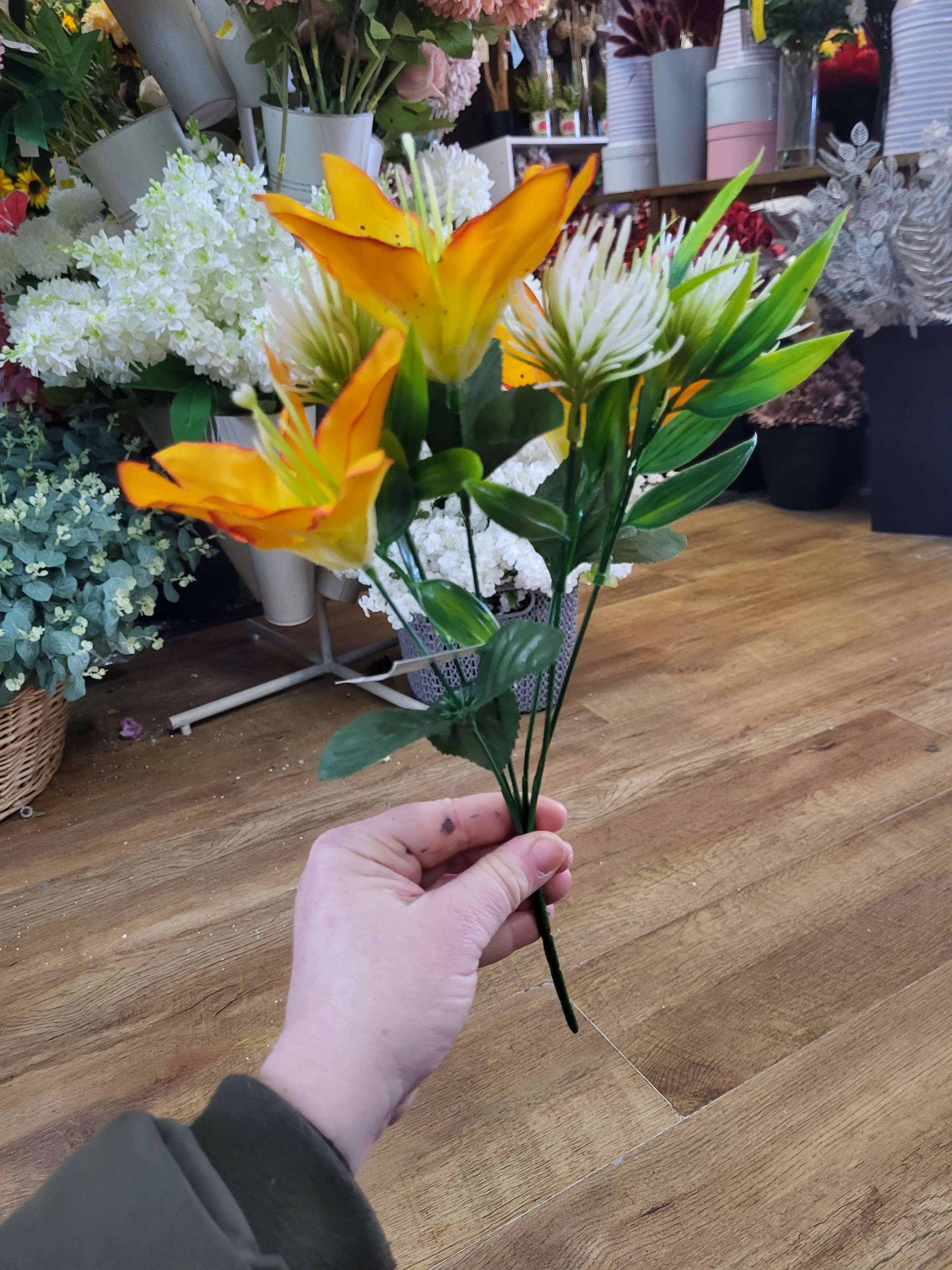 Tiger lily and allium bunch - 6 colours available image 11