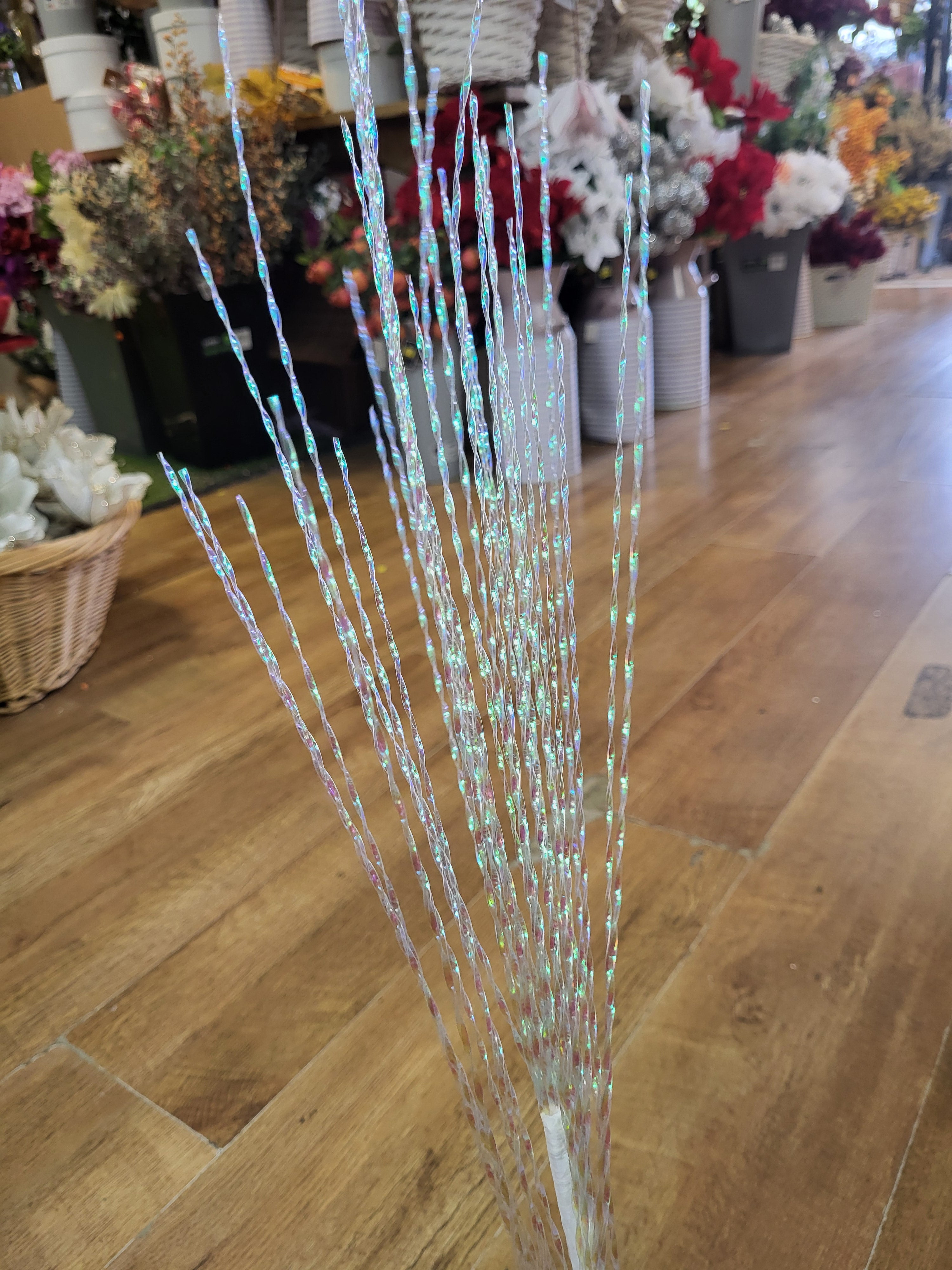 70cm iridescent twirl spray - 2 colours available image 5