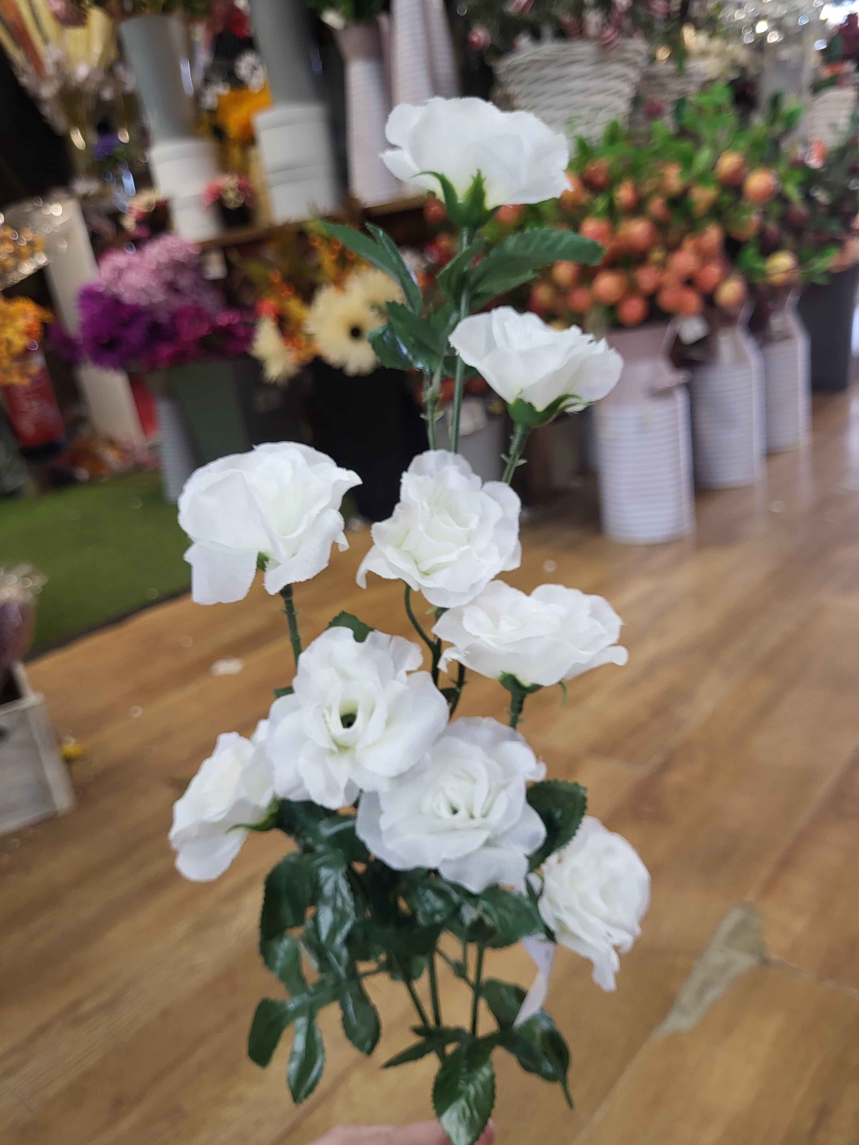 Long stem mini roses spray - 2 colours available image 3