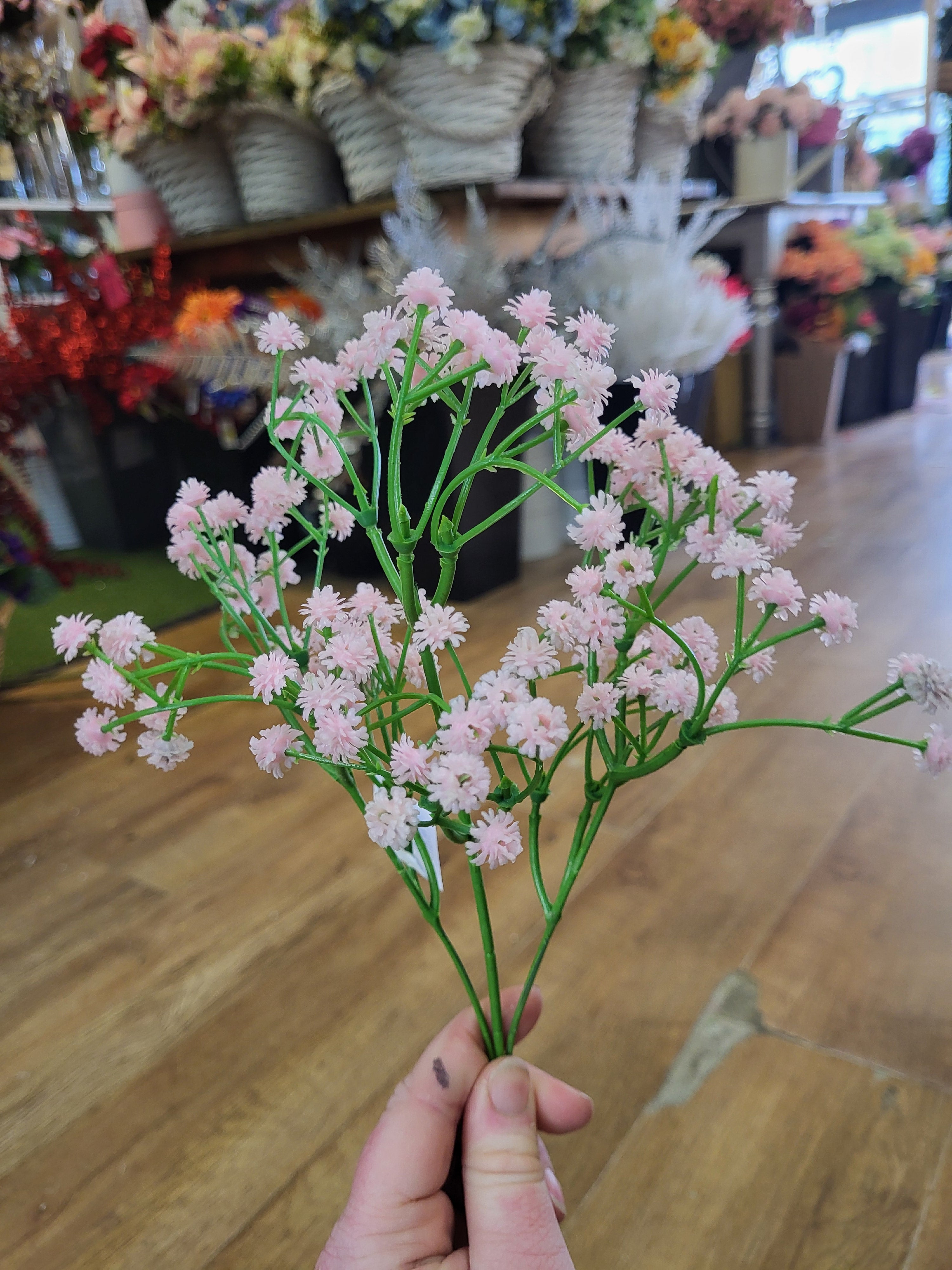 Long stem baby pink babies breath  image 3