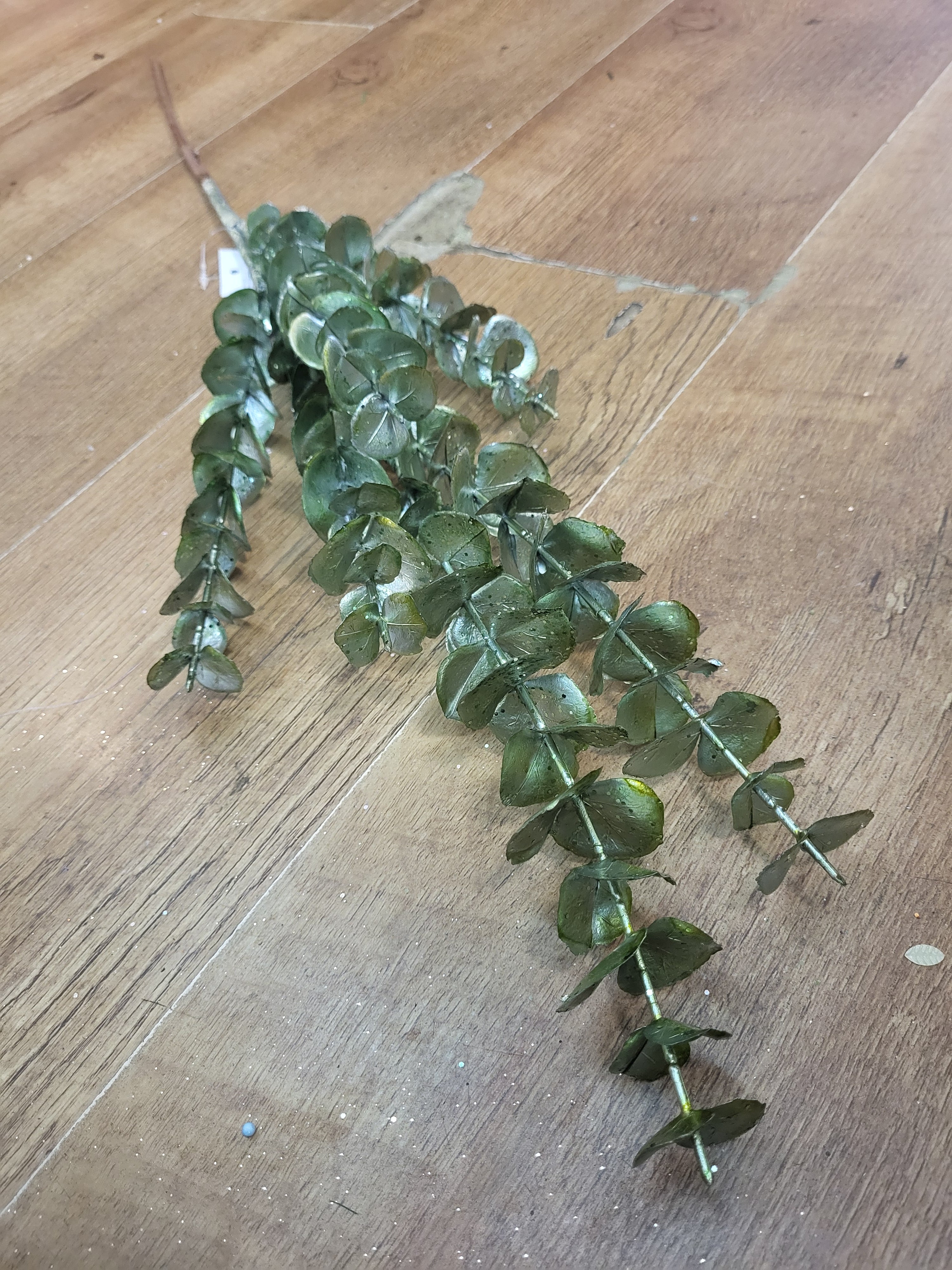 Long stem metallic sage green eucalyptus image 3