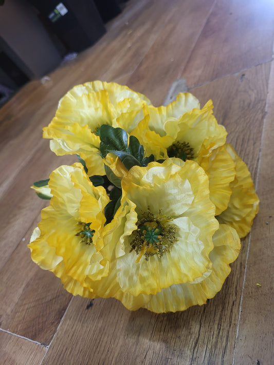 Large Wild Poppy bouquet  - 3 colours available image 6