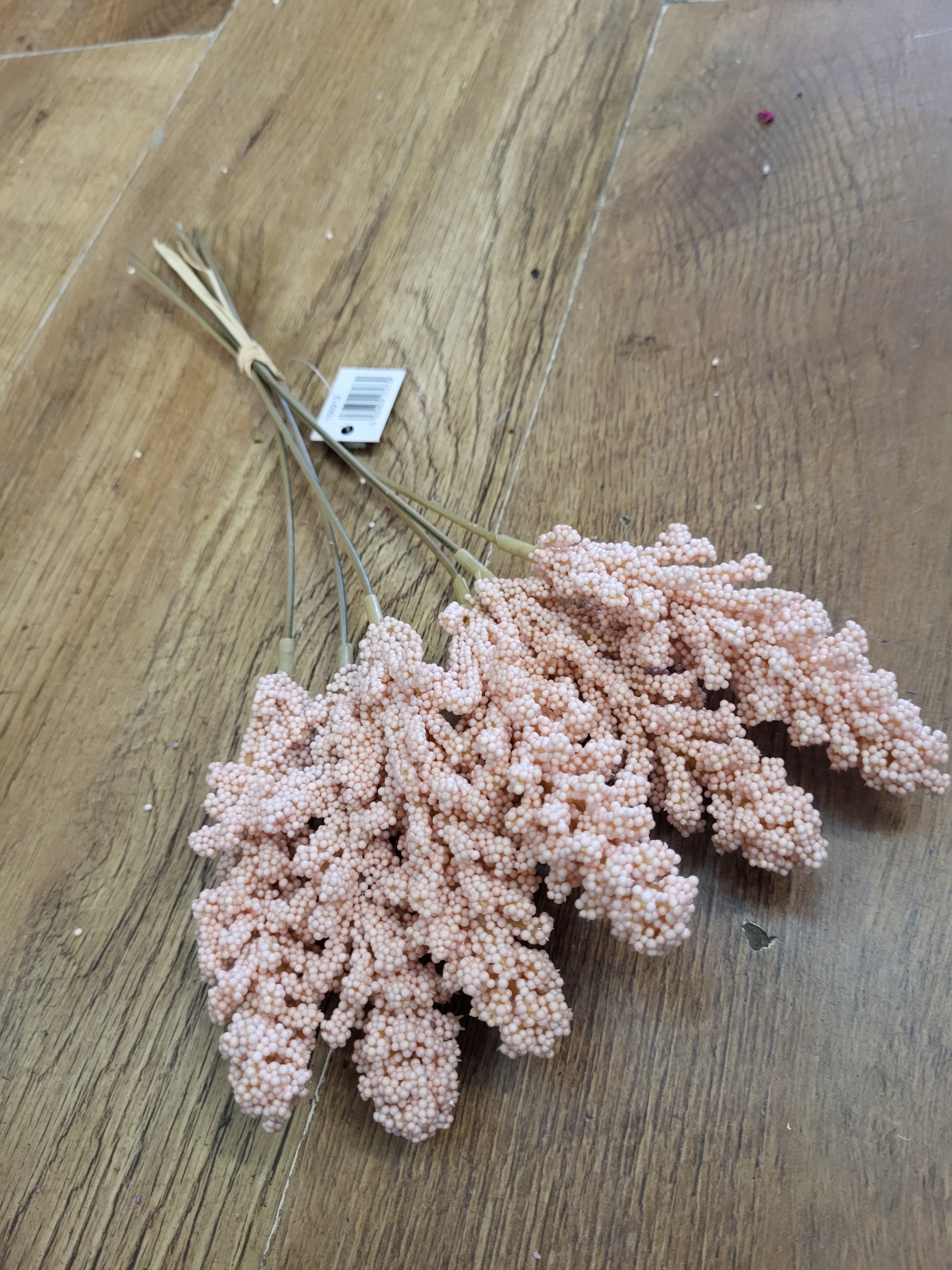 Bundle of 6 wheat stems - 4 colours available image 1