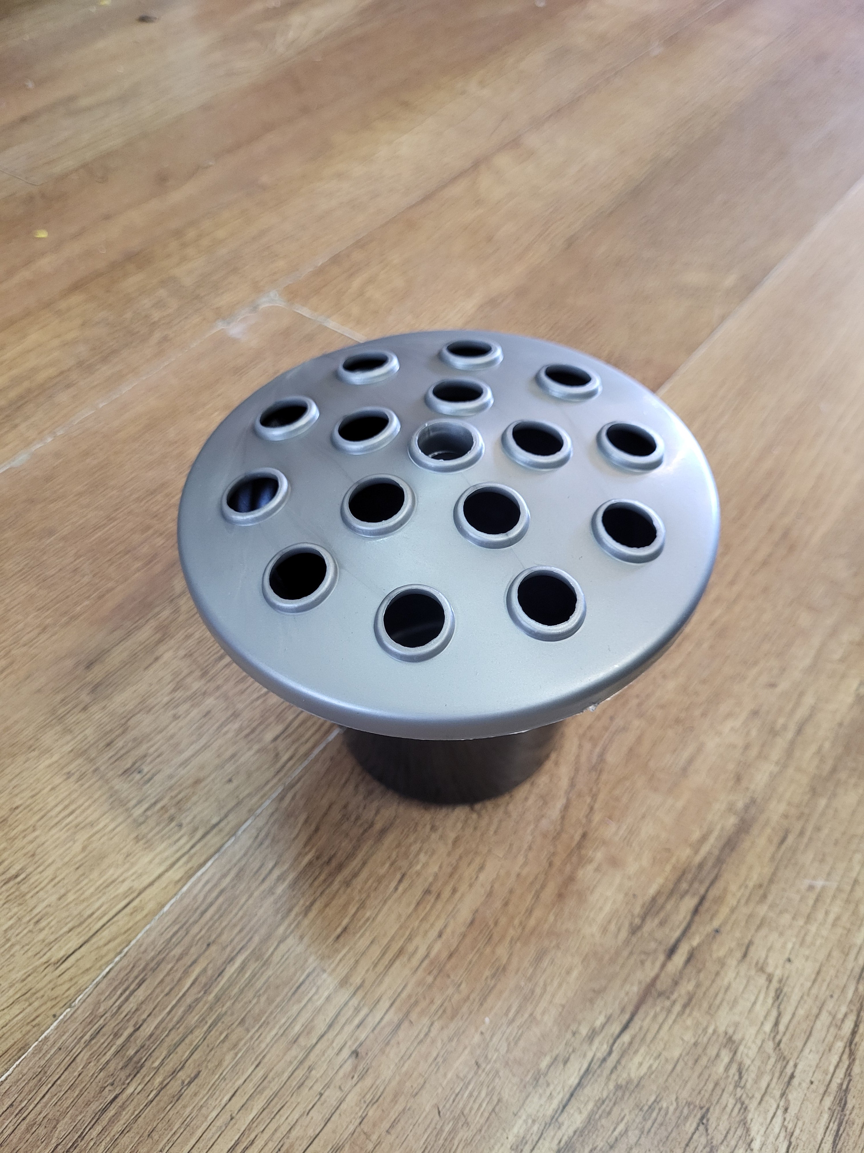 Bundle of 5 gravepots - black pot/silver lid image 1