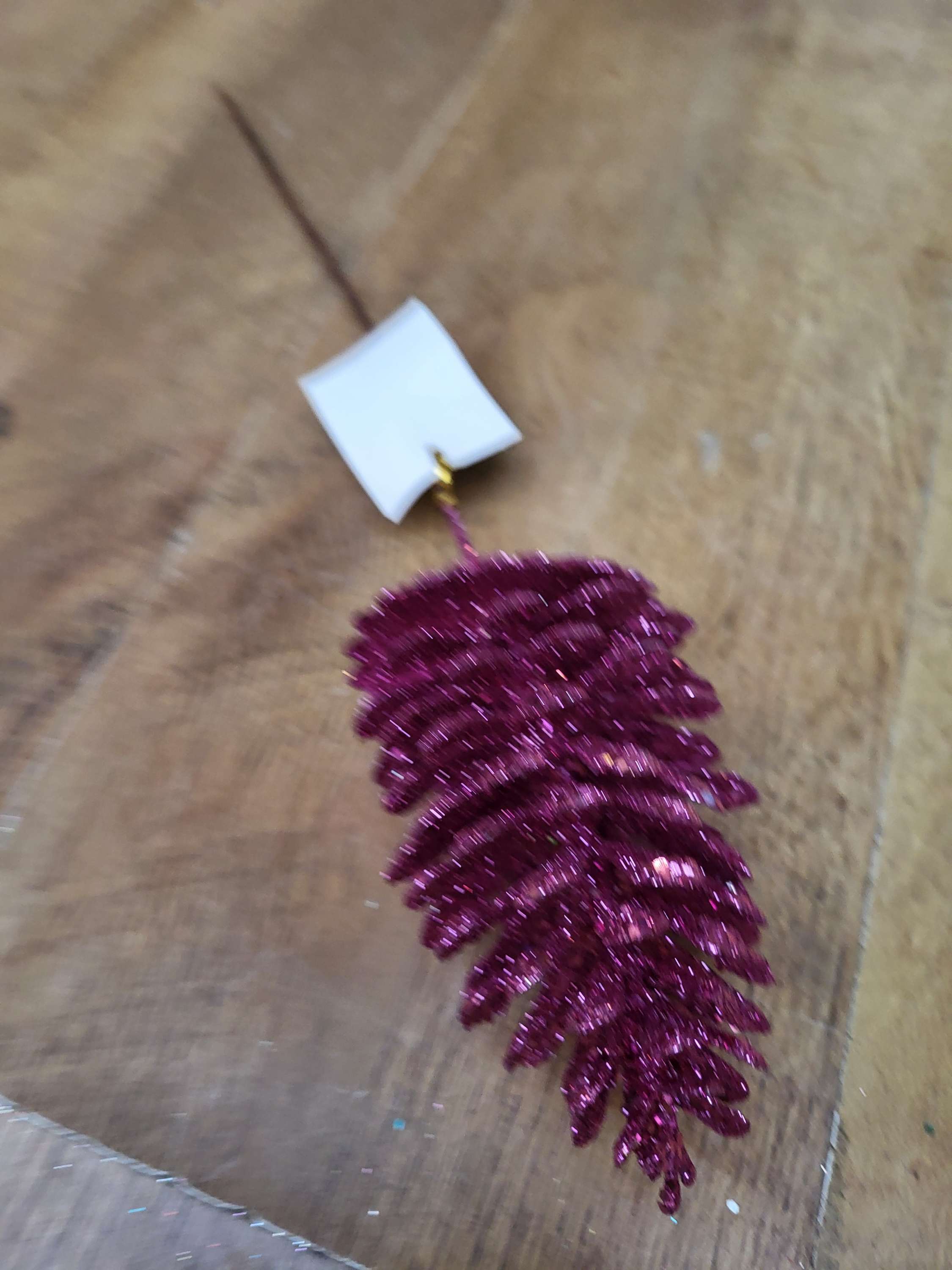 Long stem glittered pine cones - 7 colours available image 9