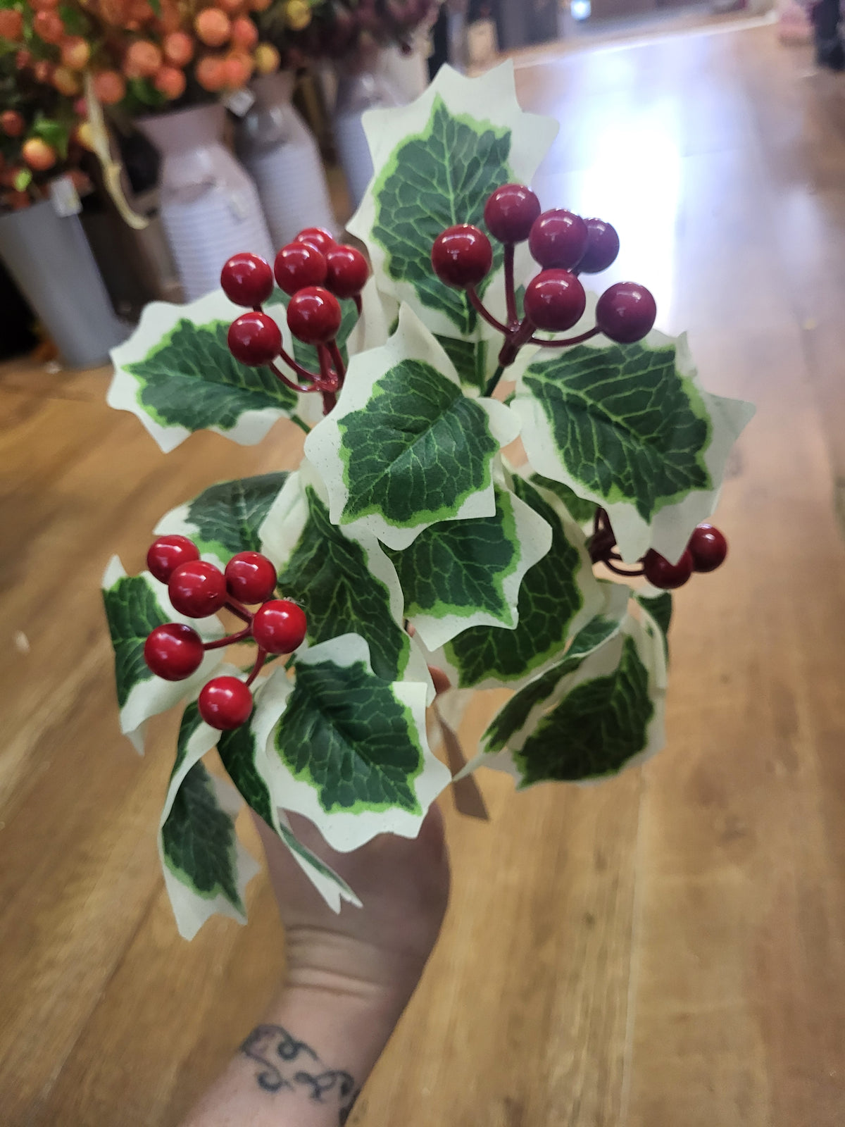 Variegated Holly bunch image 0