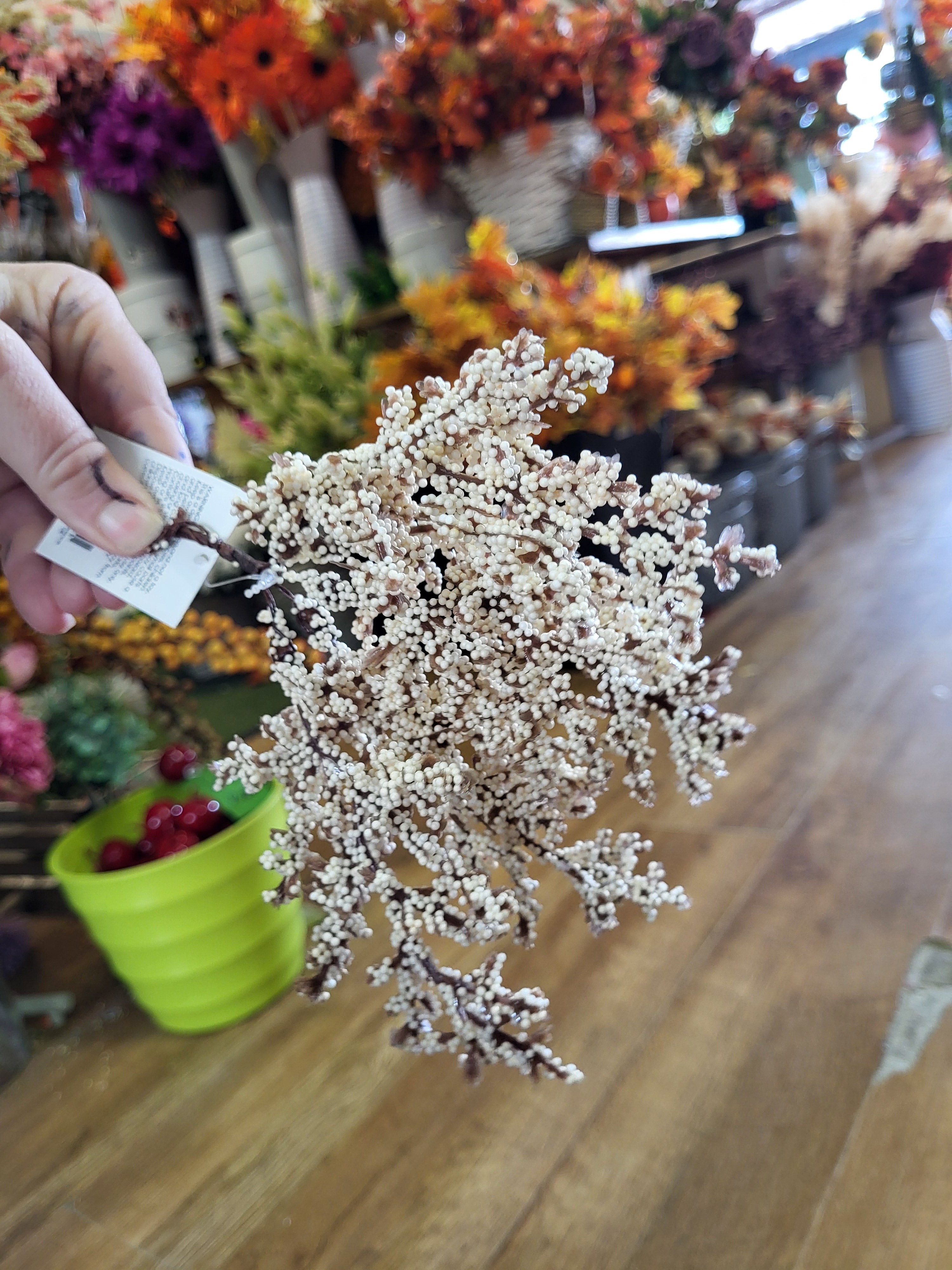 Wired Heather stems (5 wires on each) - 2 colours available image 6