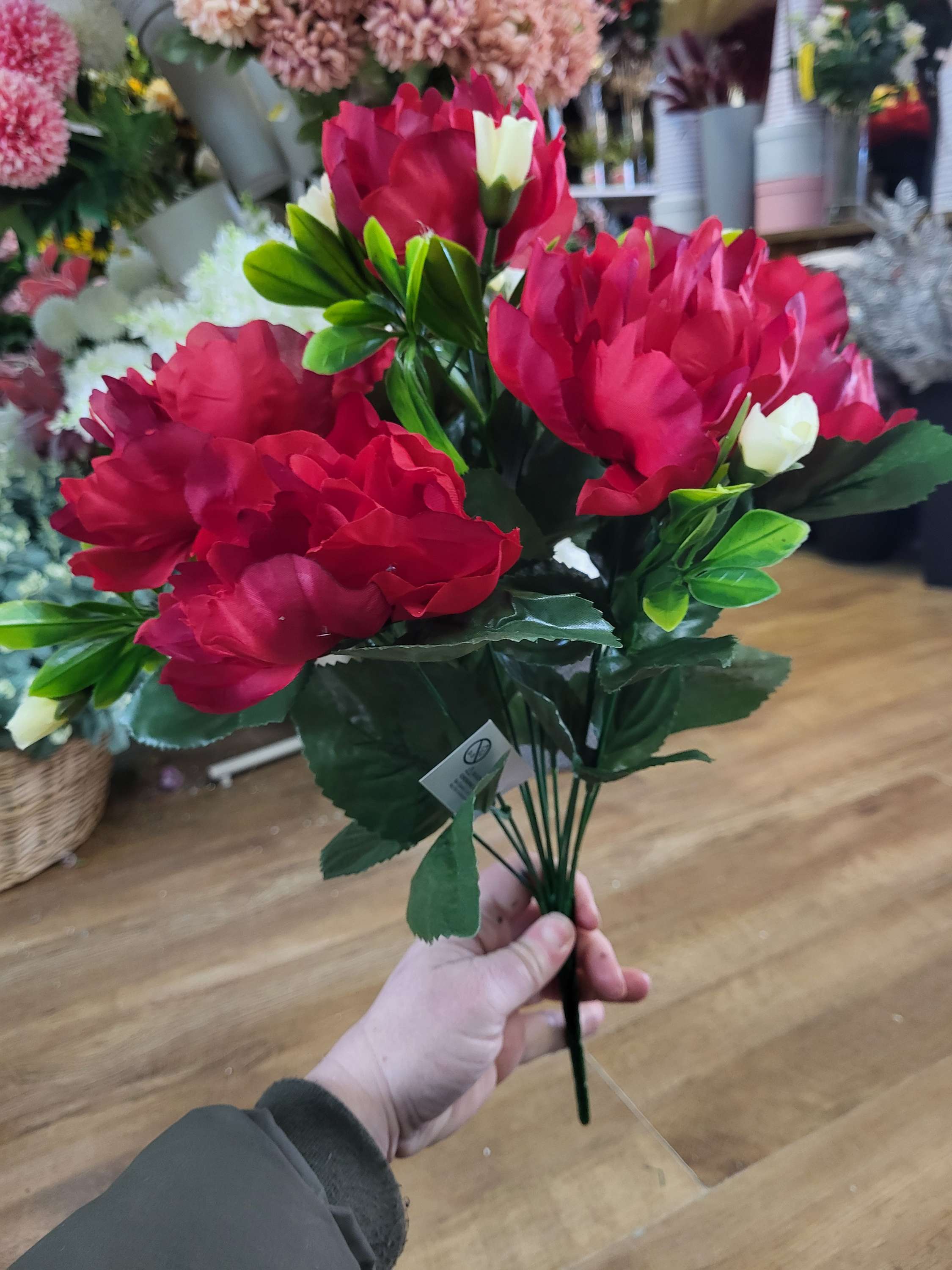 Large peony bouquet - 5 colours available image 3