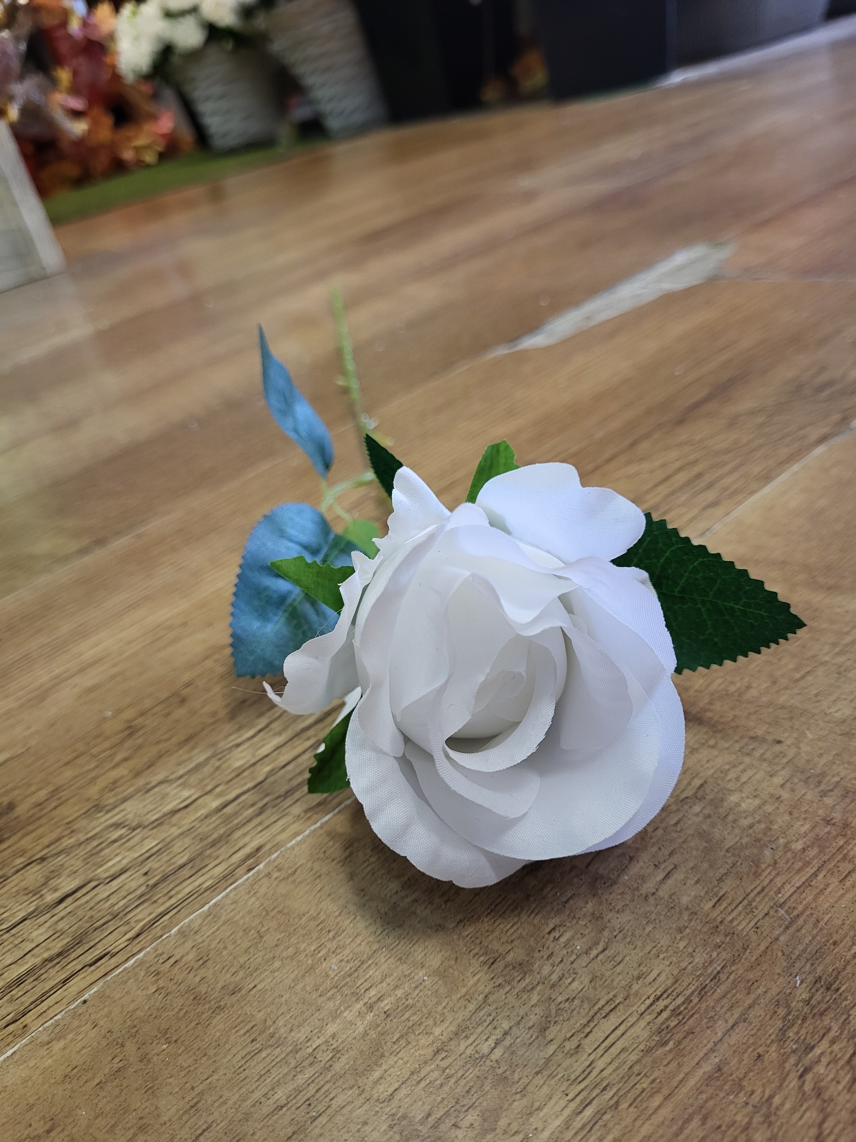 Single white Celia Rose  image 3