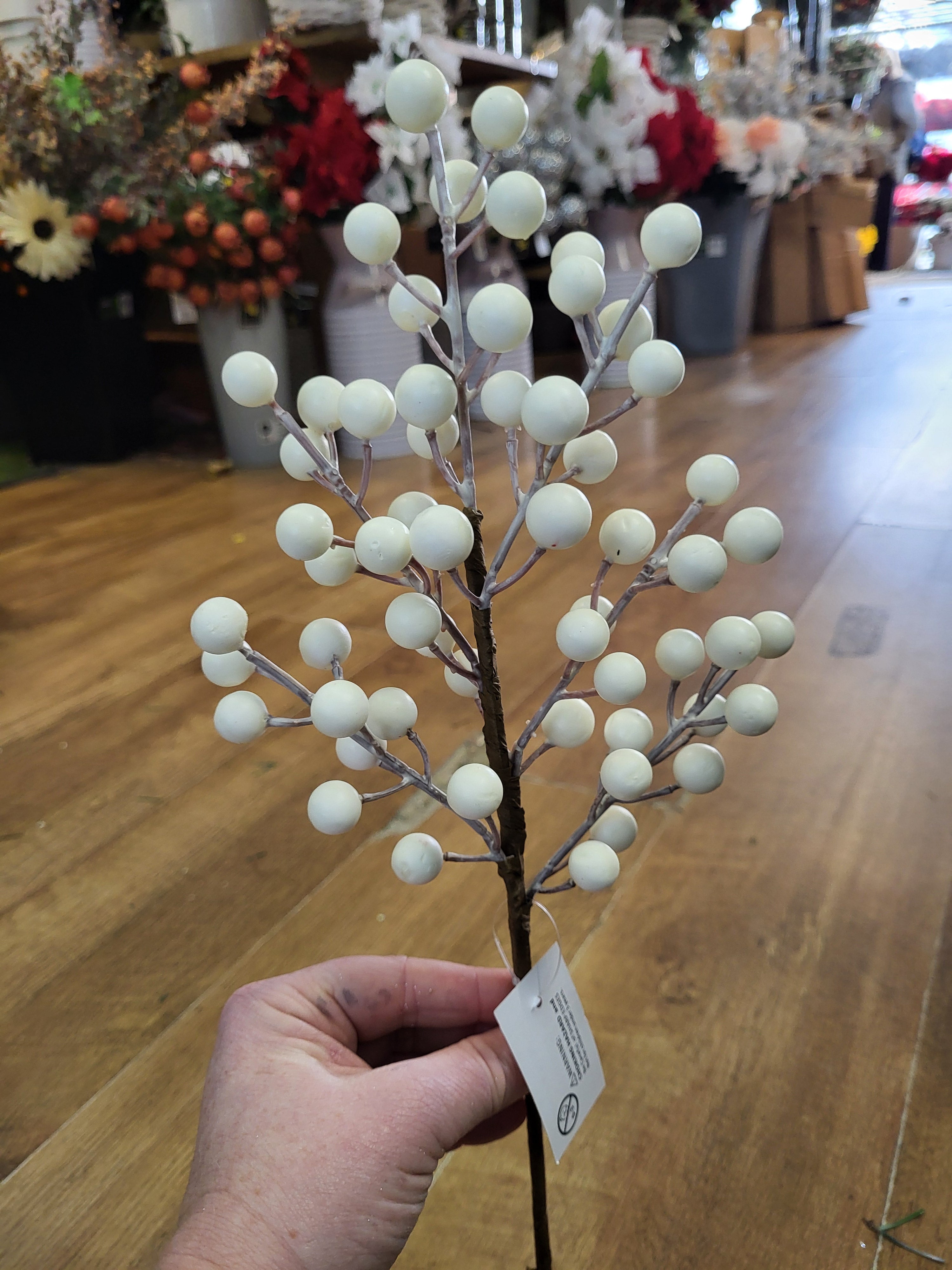 White berry branch  image 4