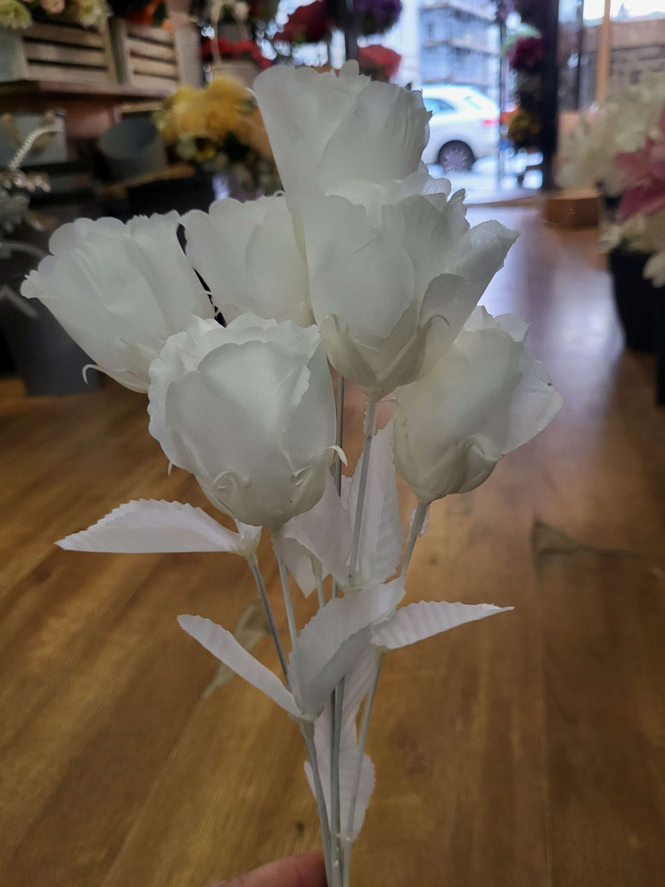 White flowers - 4 styles available image 8