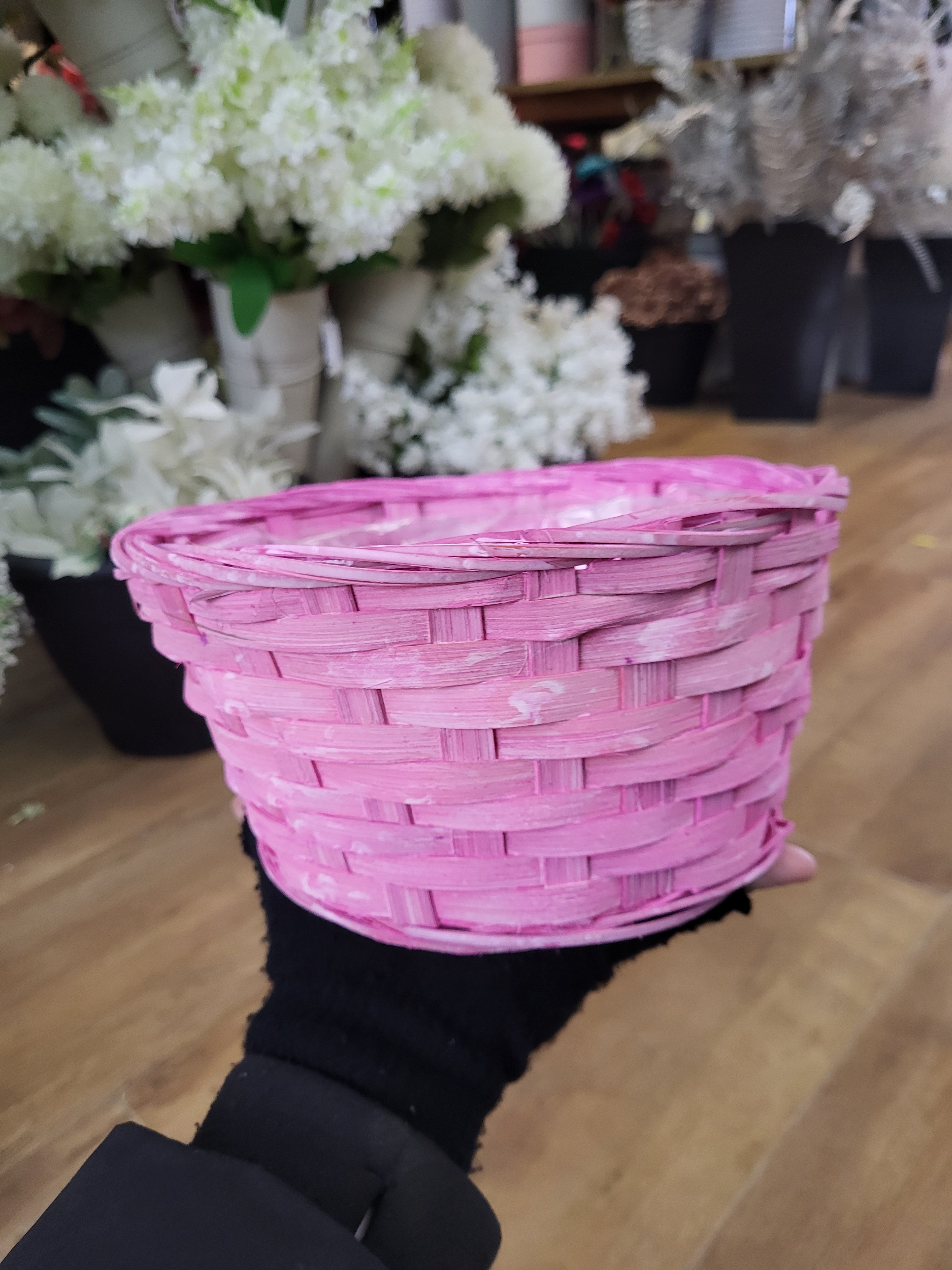 Bamboo baskets - 2 colours available  - 21x10cm image 3