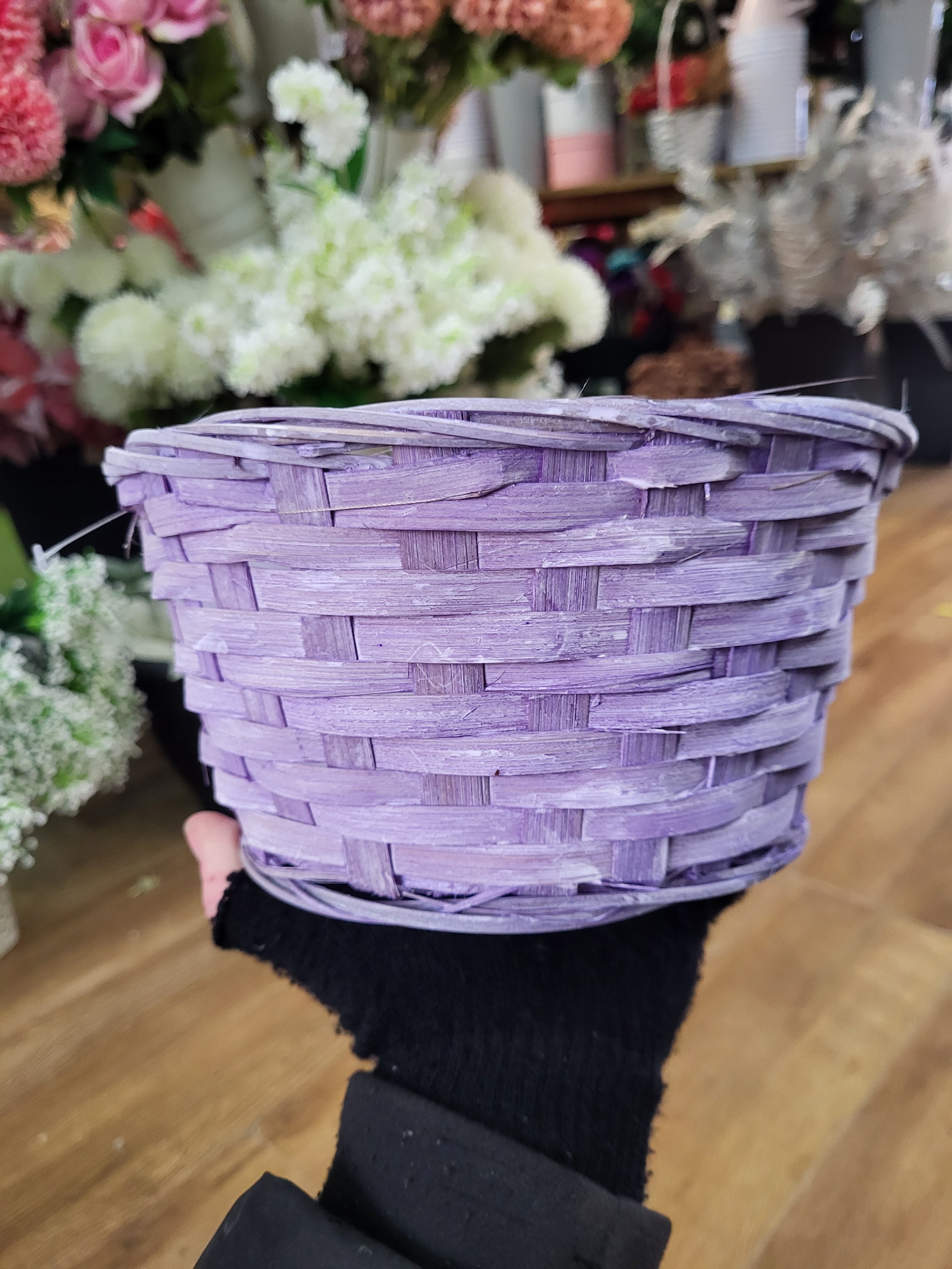 Bamboo baskets - 2 colours available  - 21x10cm image 7