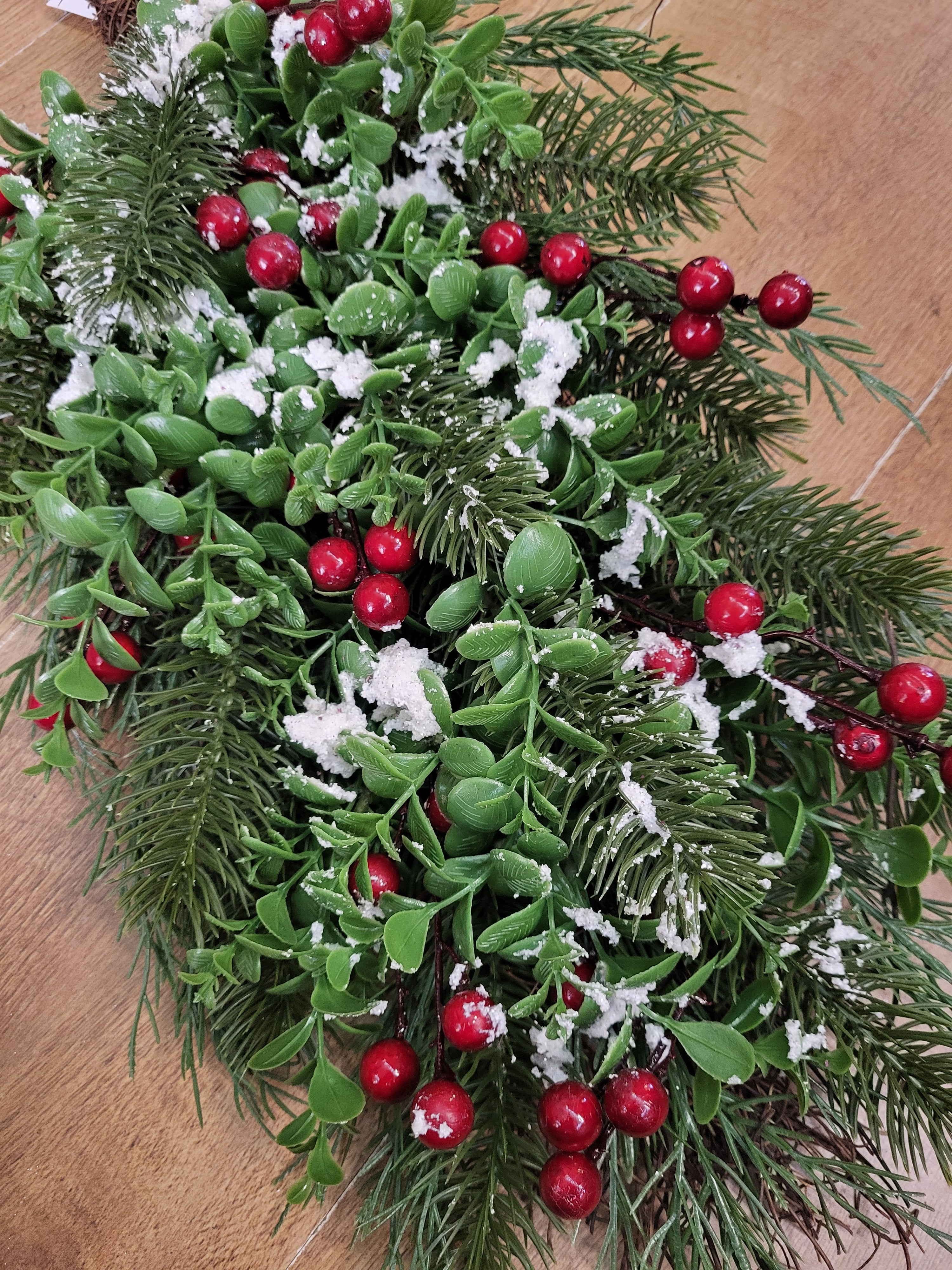 Snowberry/eucalyptus/pine teardrop image 3