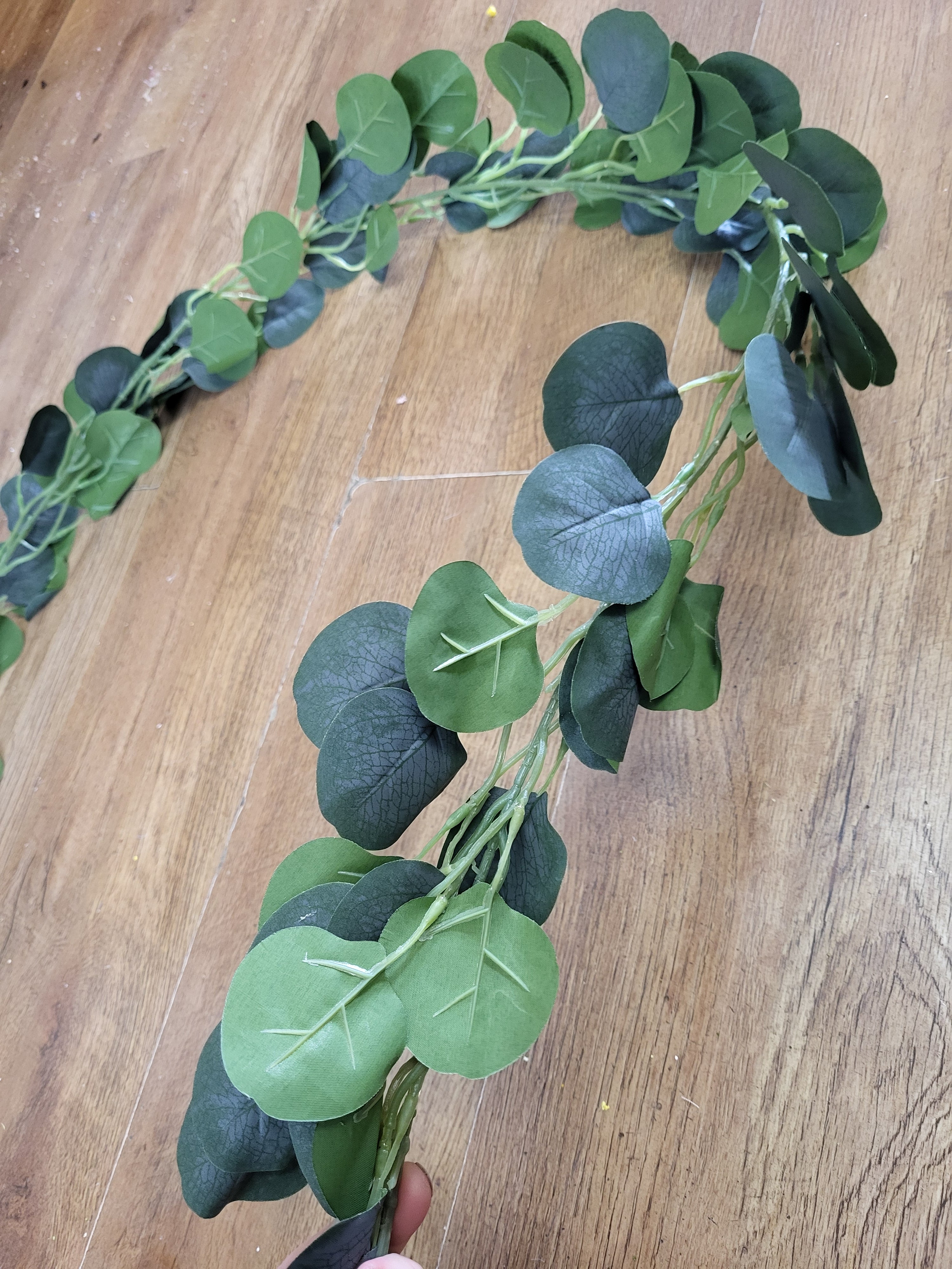 Silver dollar eucalyptus garland  image 1