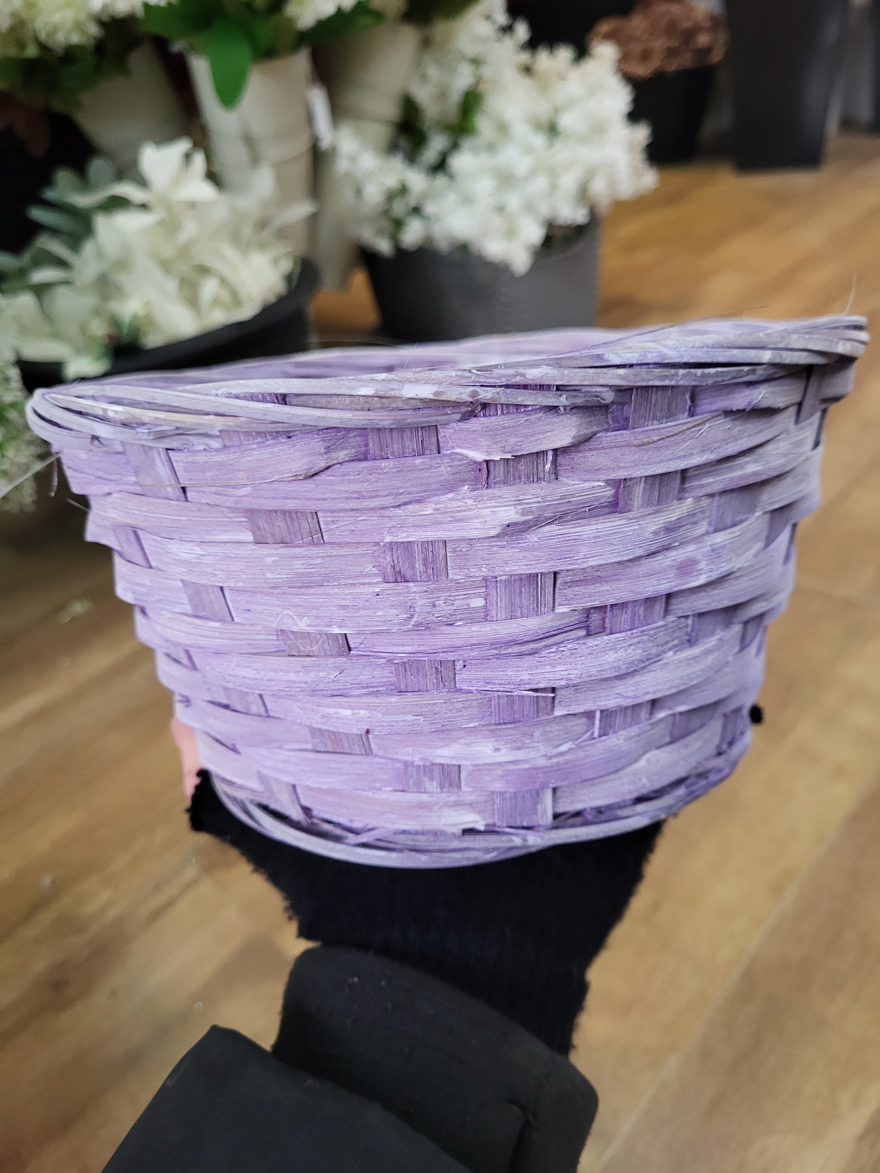 Bamboo baskets - 2 colours available  - 21x10cm image 5