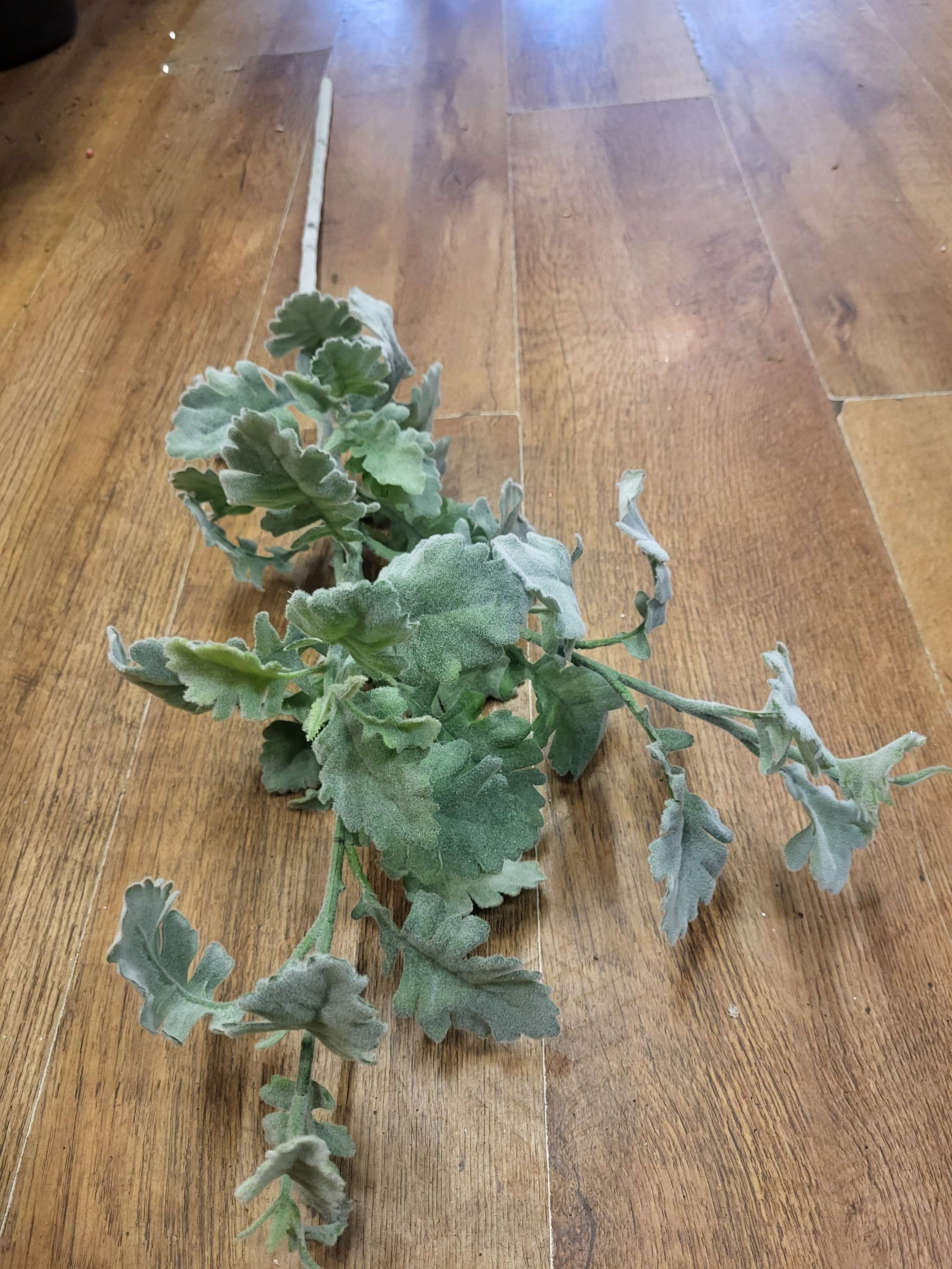 Approx 105cm flocked winter foliage image 9