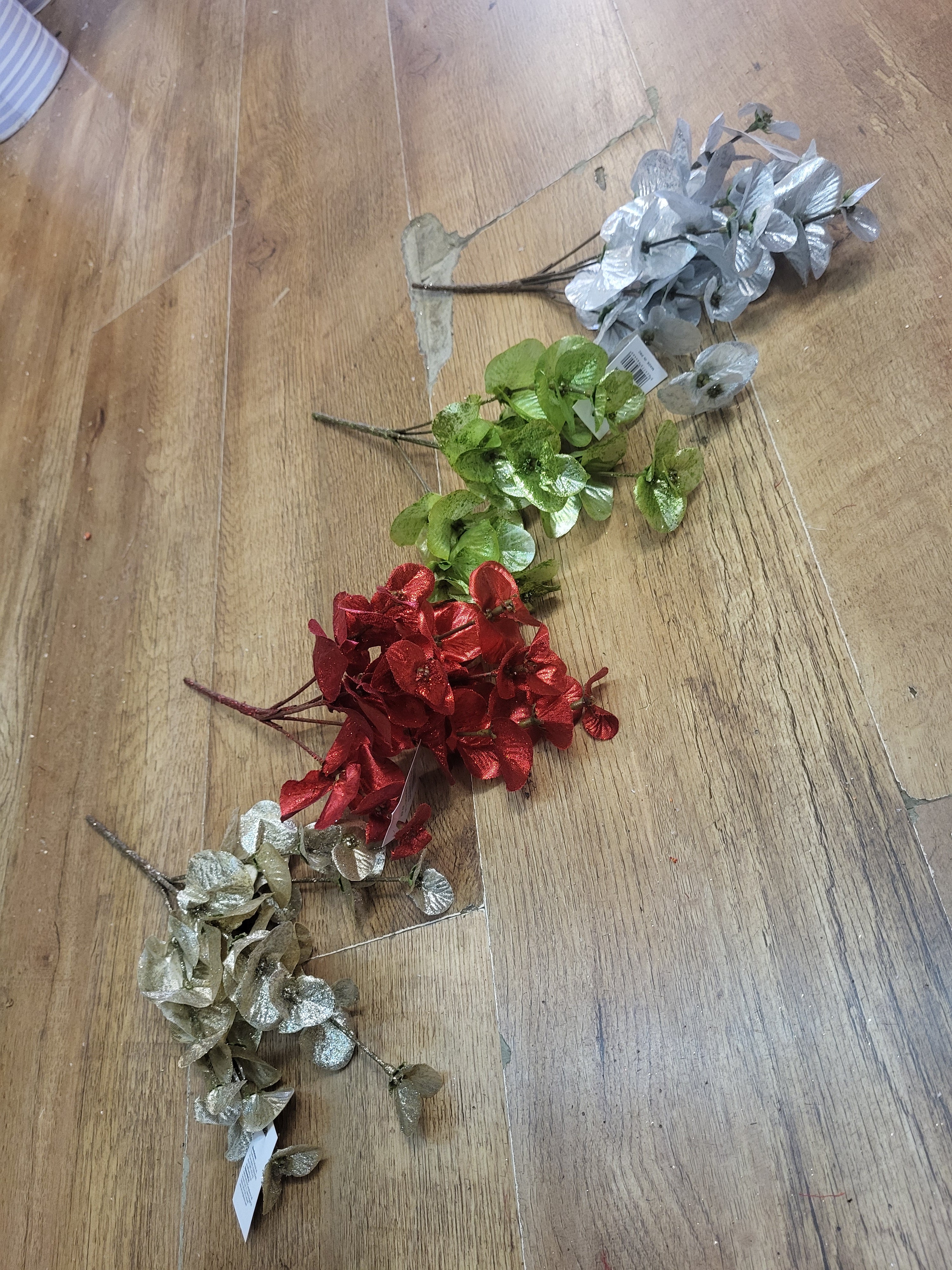 Glittered metallic eucalyptus  - 4 colours available image 0