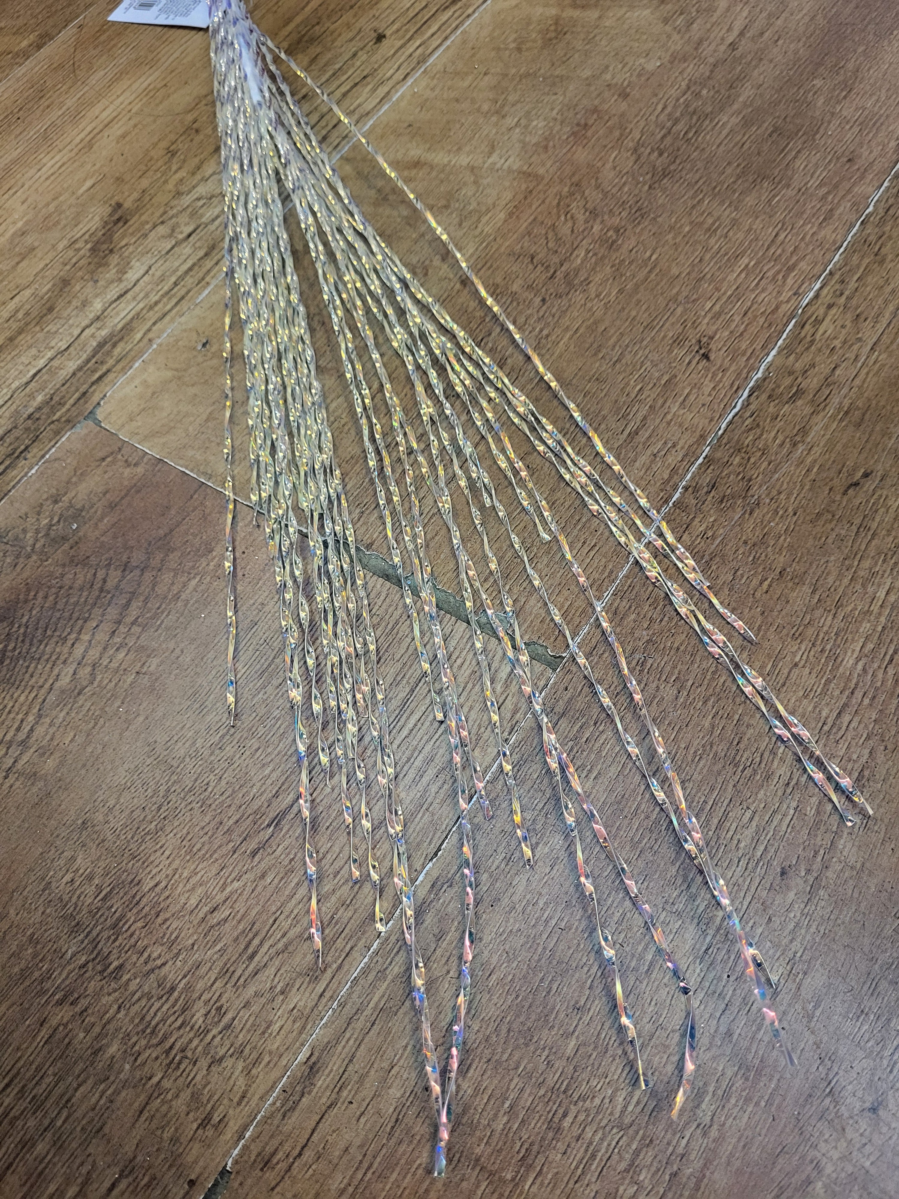 70cm iridescent twirl spray - 2 colours available image 2