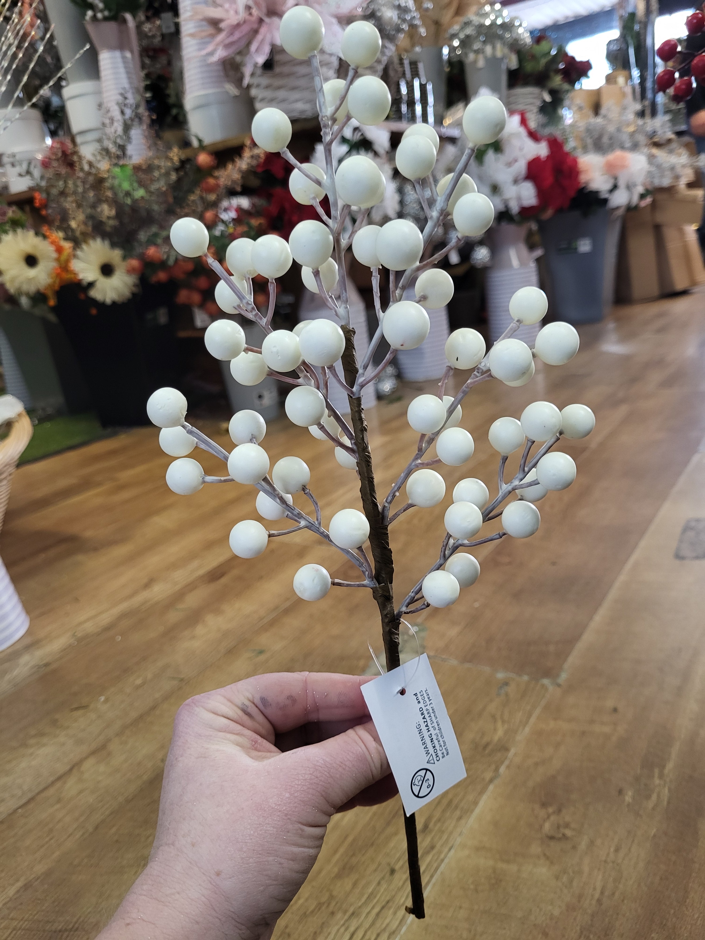 White berry branch  image 2