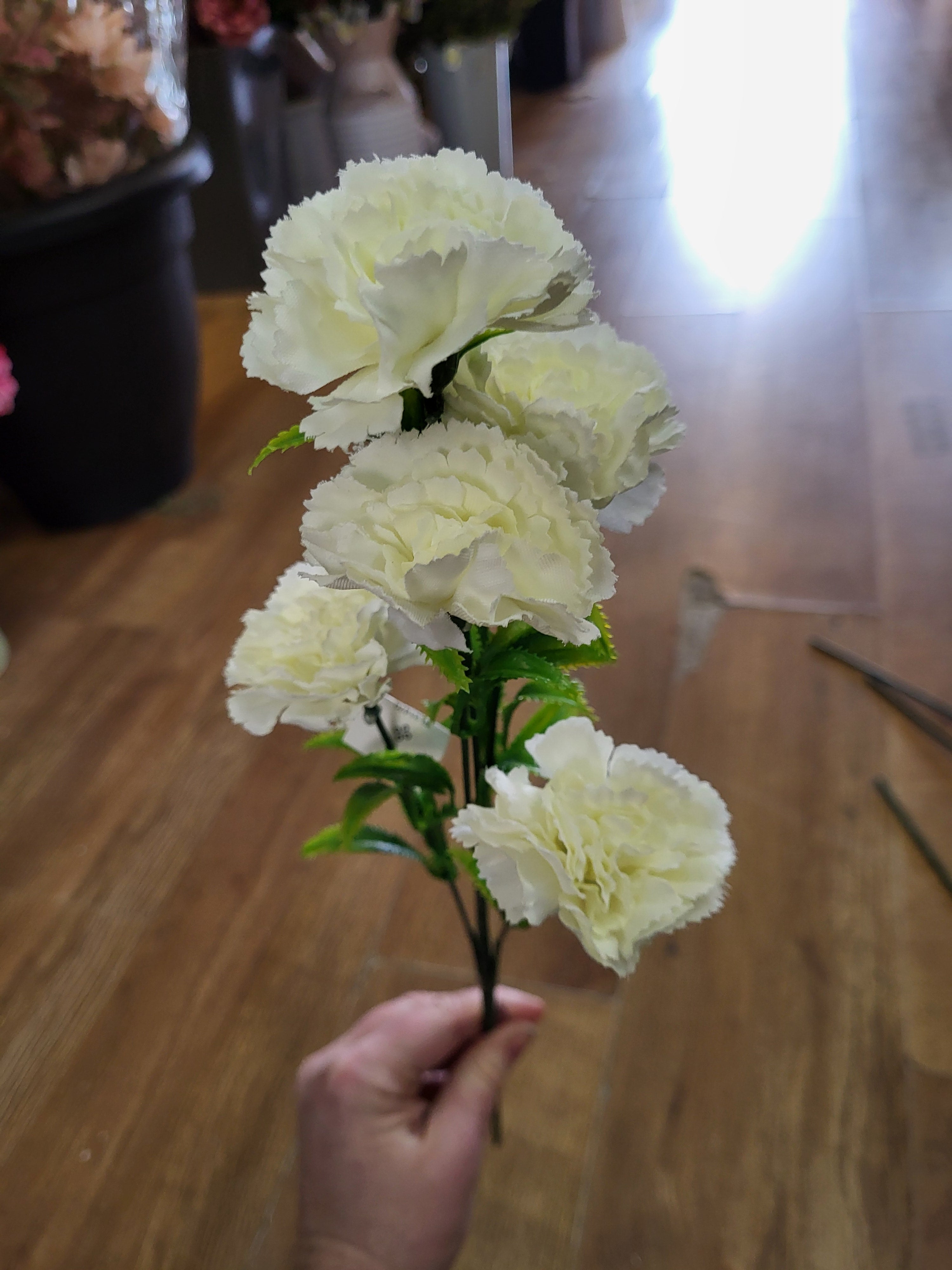 Long stem carnation spray - 6 colours available image 4