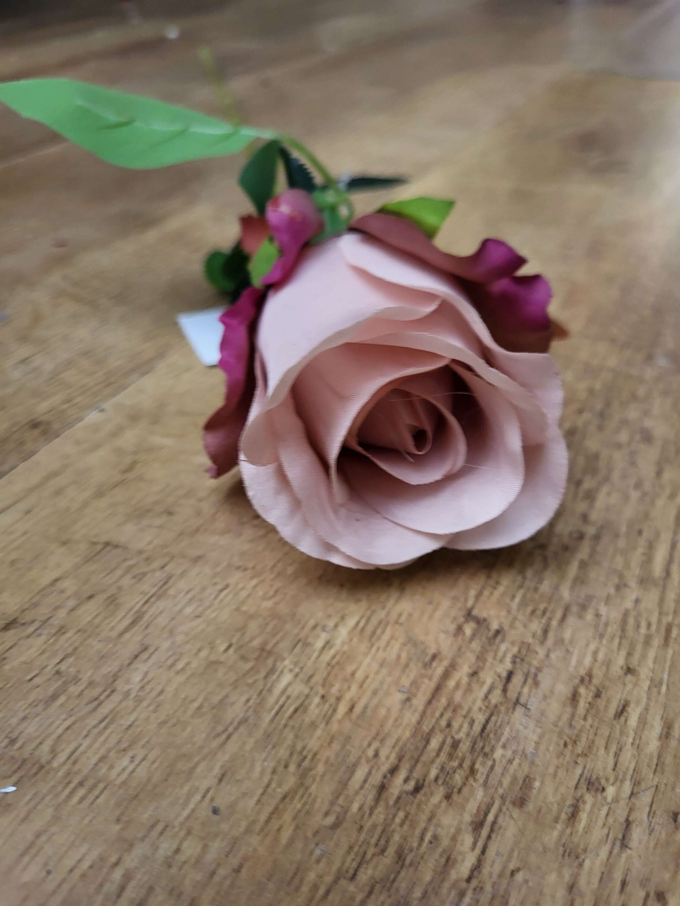53cm mixed pink single rose image 6
