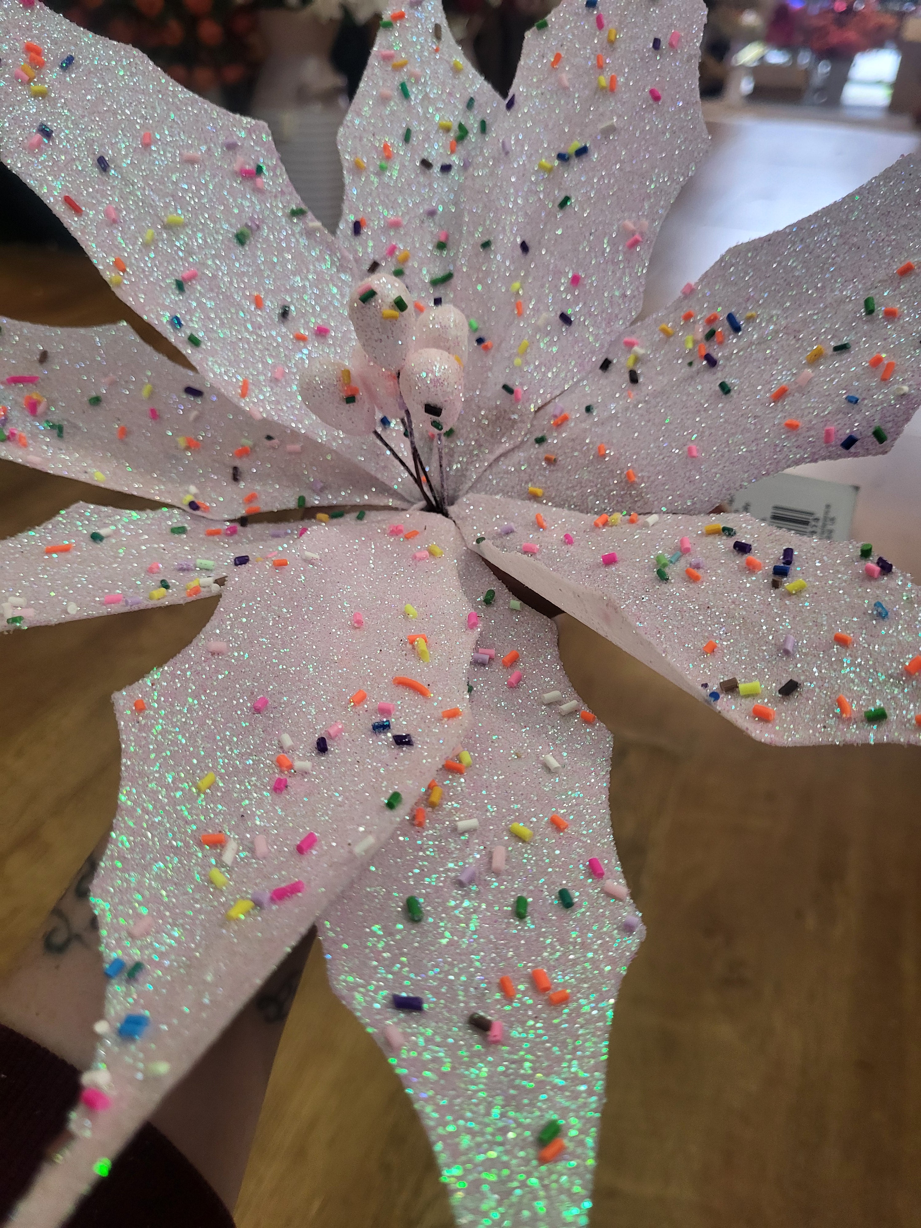 Large sprinkles single poinsettia  image 2