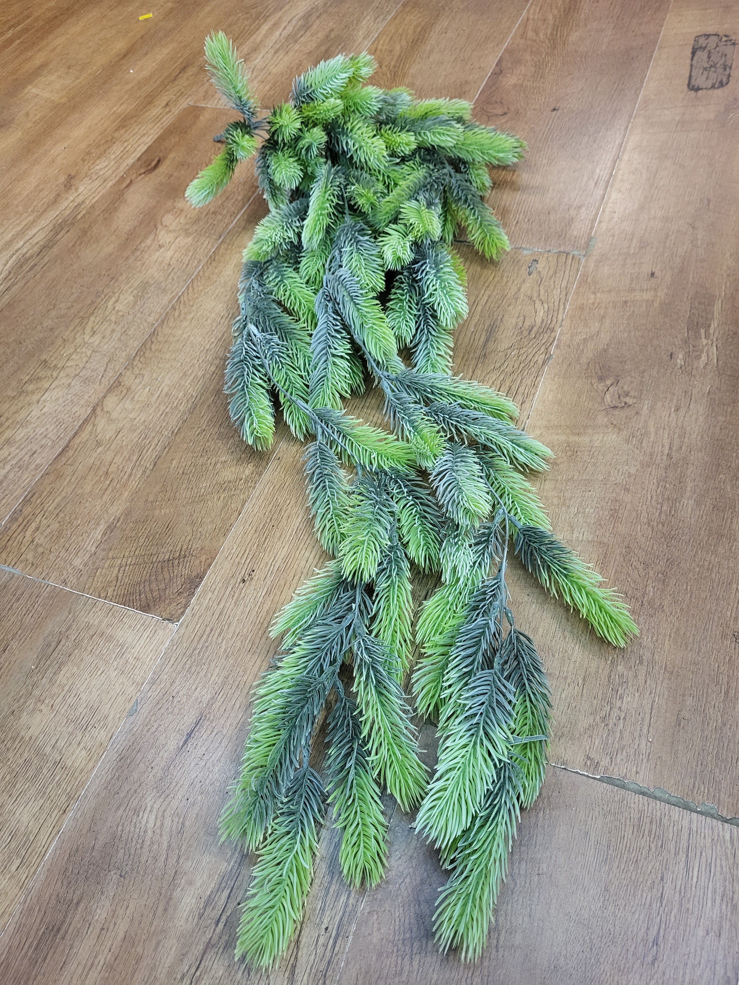 Hanging/trailing Bushy Natural green winter spruce image 4