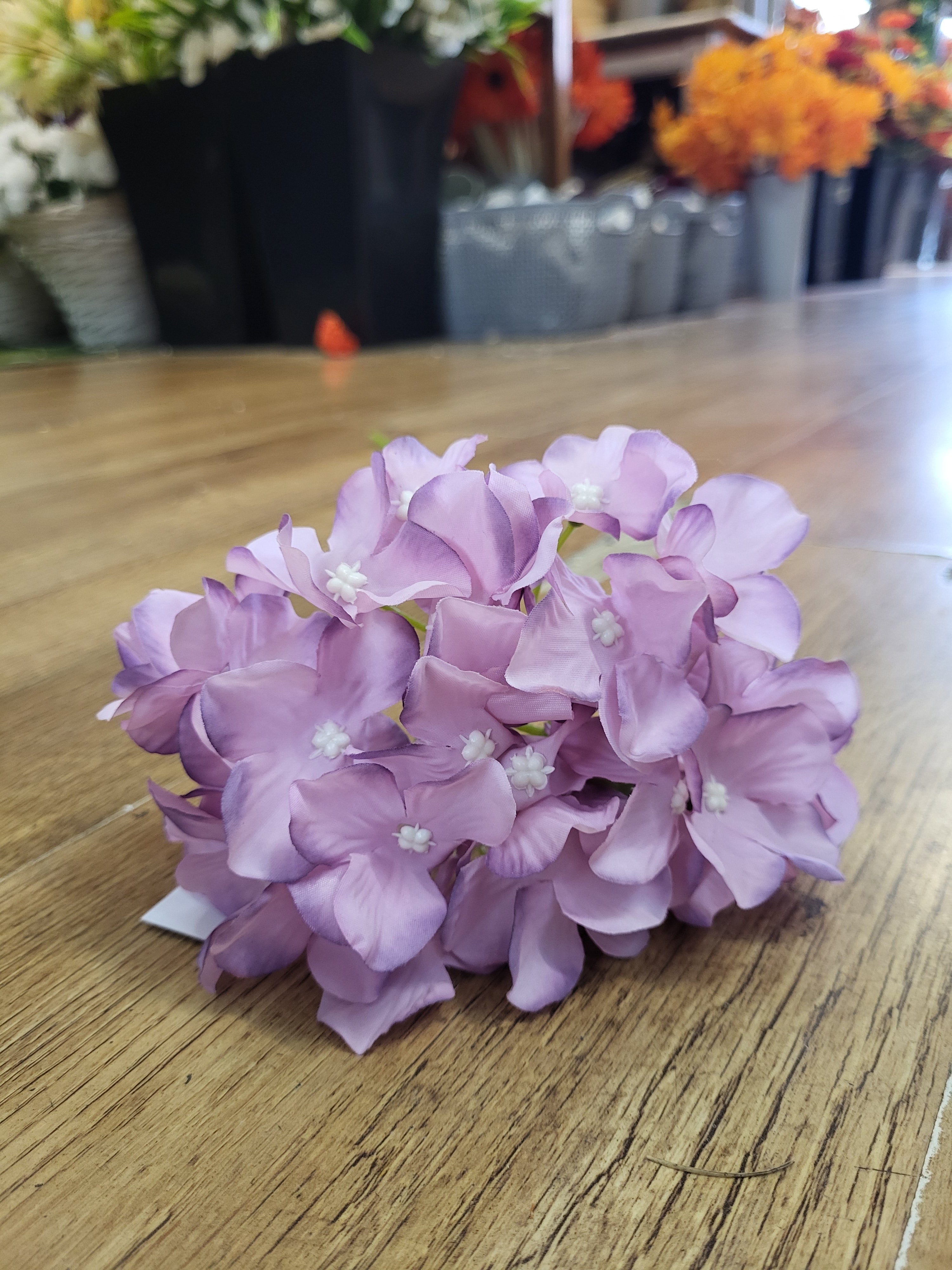 Long stem Vintage Mauve hydrangea  image 3