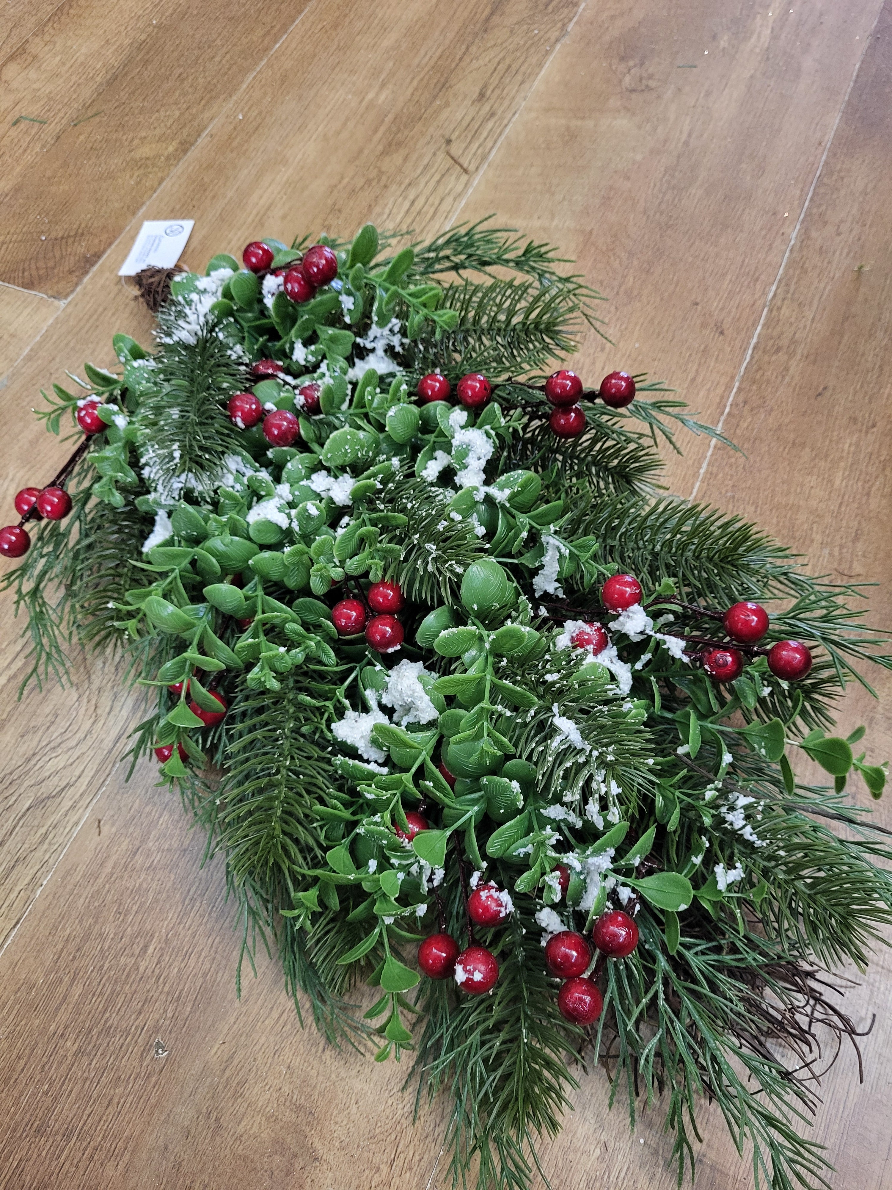 Snowberry/eucalyptus/pine teardrop image 5