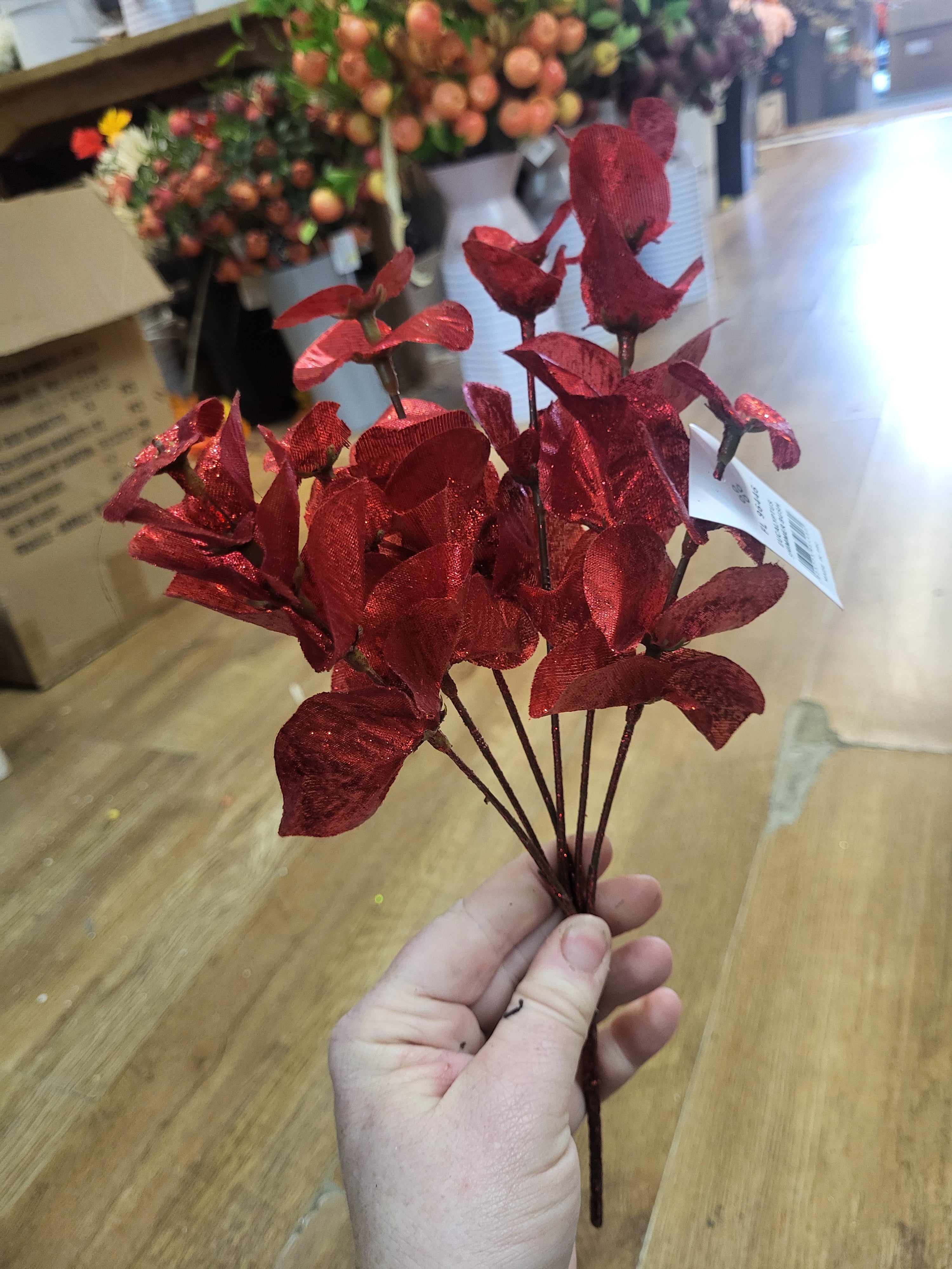 Glittered metallic eucalyptus  - 4 colours available image 3