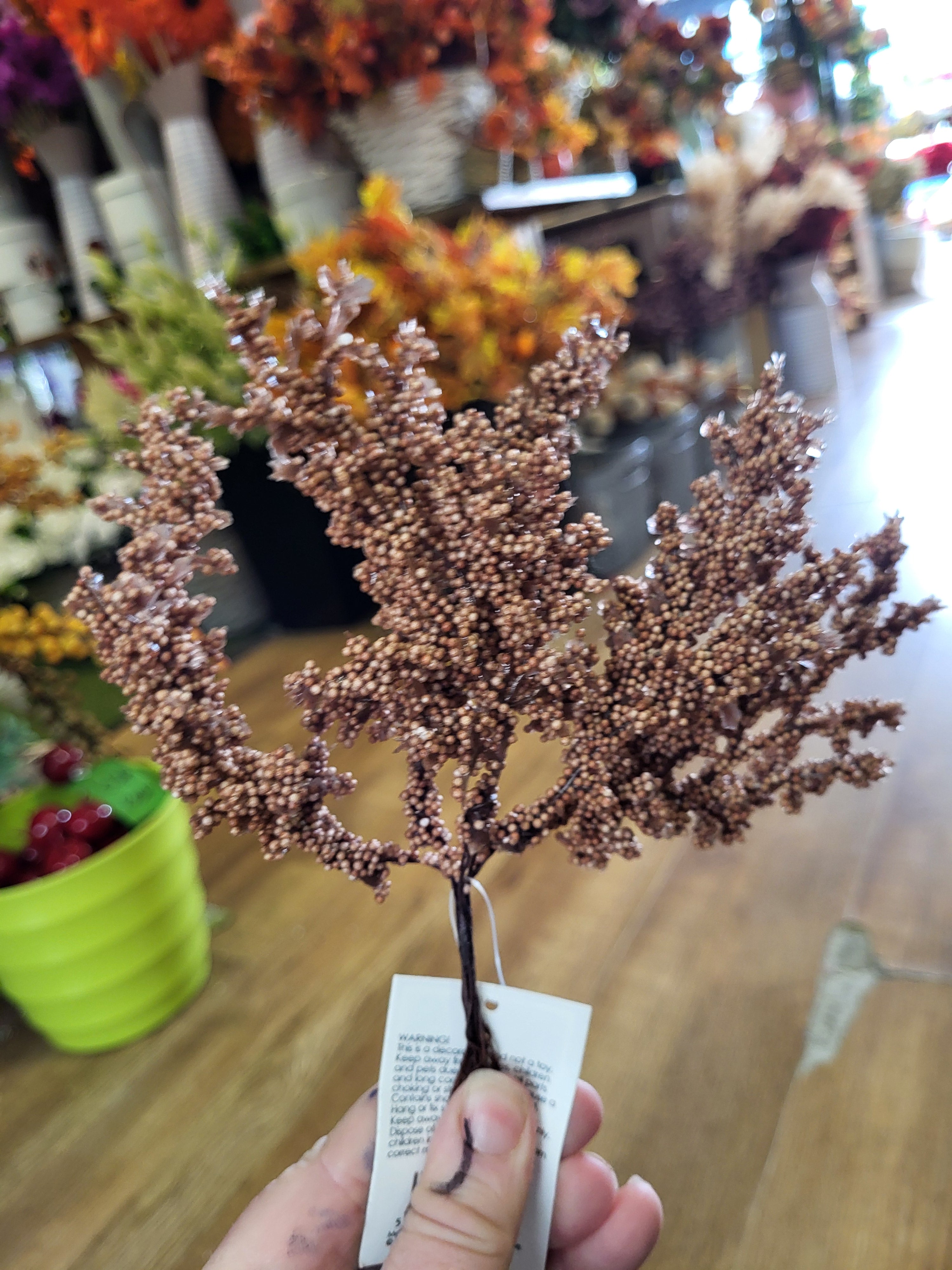 Wired Heather stems (5 wires on each) - 2 colours available image 3