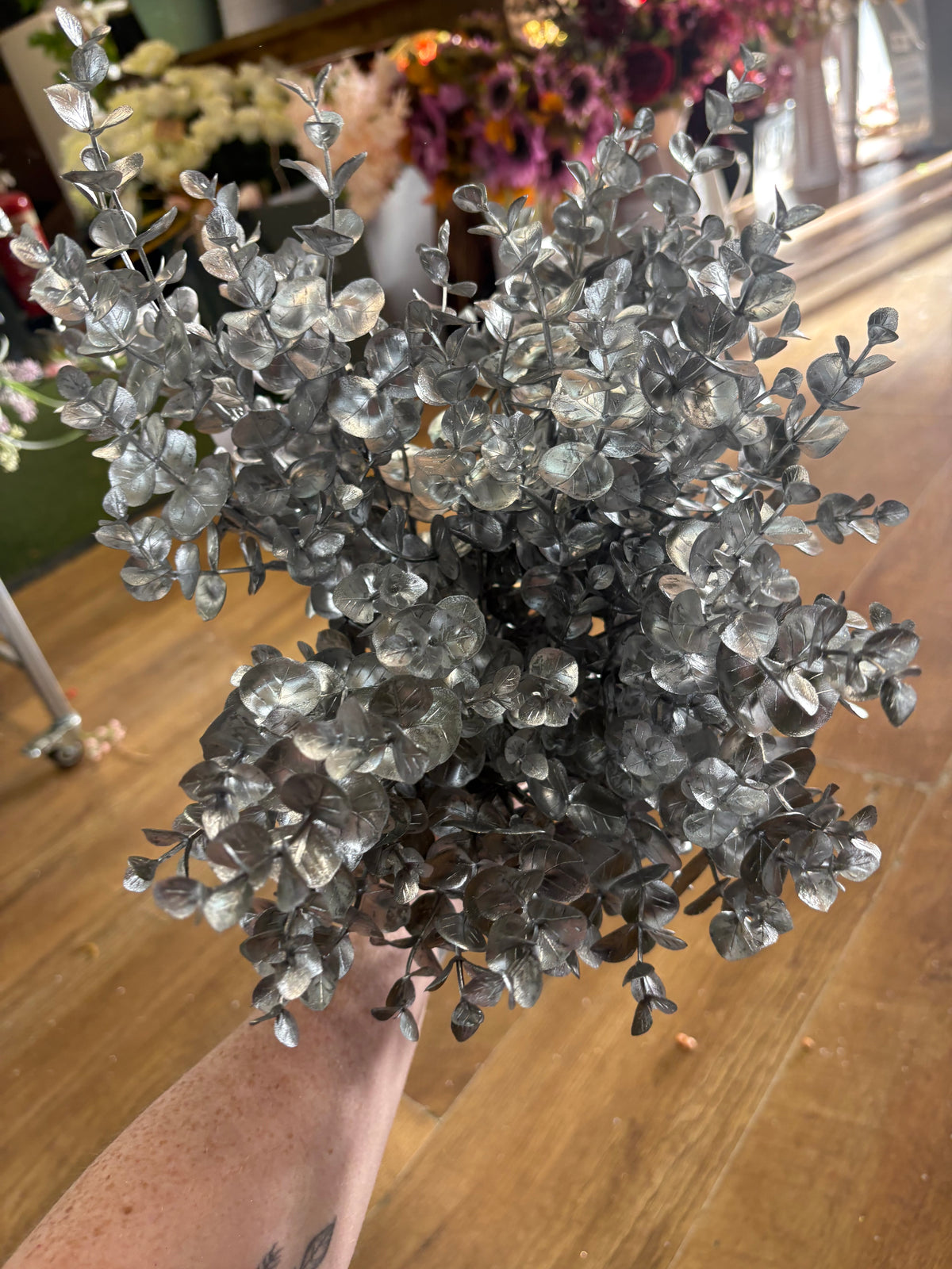 20 mixed silver Christmas bunches