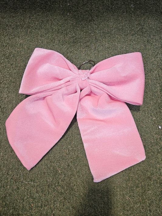 Giant 44cm Pink Christmas Bow