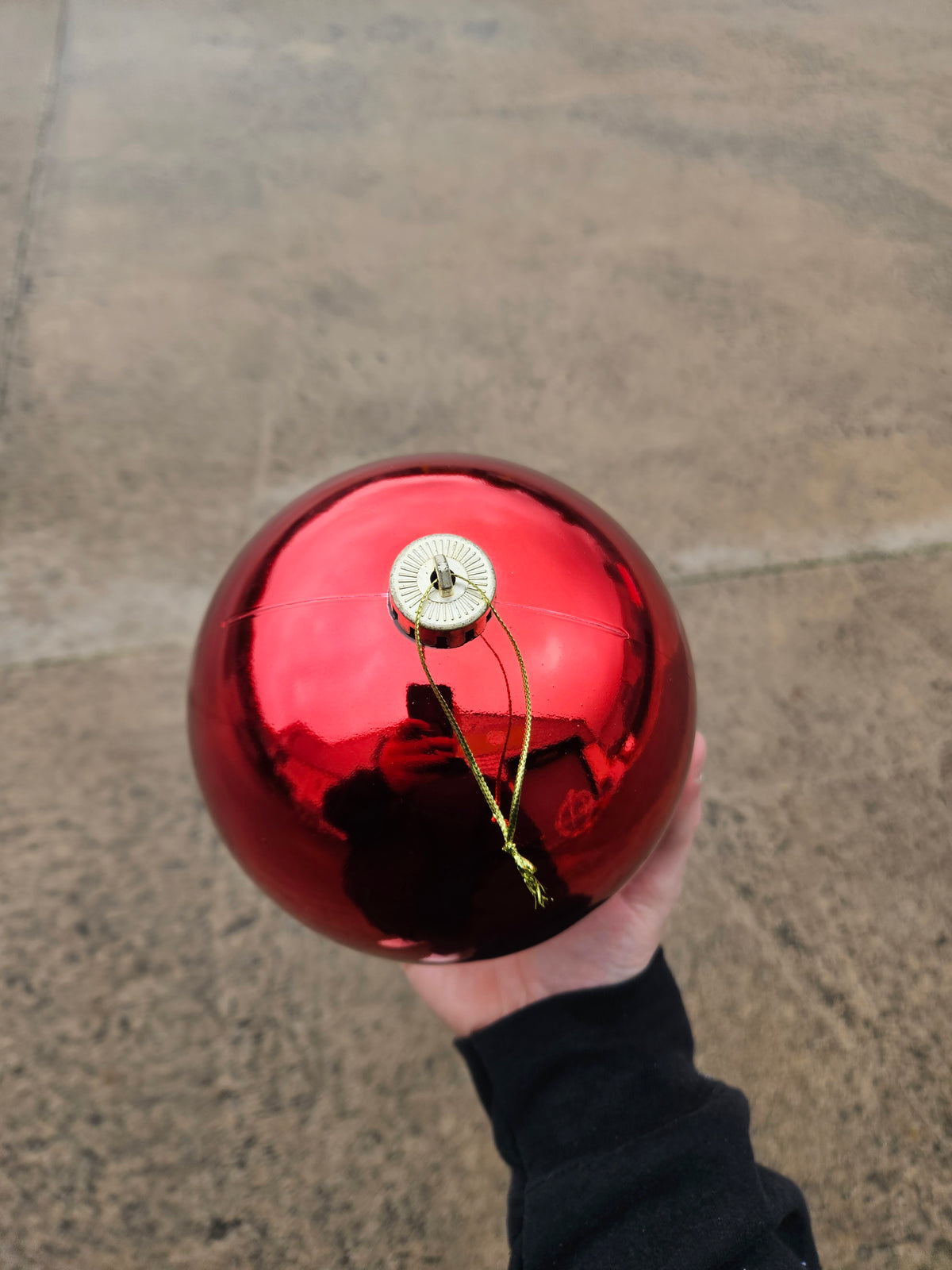 Large 15cm ShinyRed Christmas Bauble