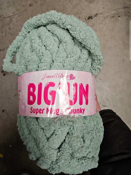 James C Brett 'Big'Un' Super Mega Chunky Wool - 300g (Aloe)