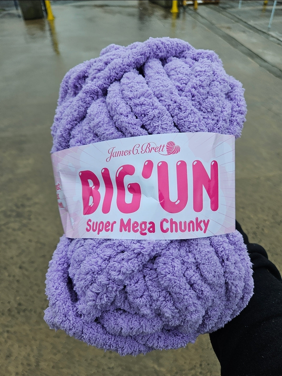 James C Brett 'Big'Un' Super Mega Chunky Wool - 300g (Lilac)