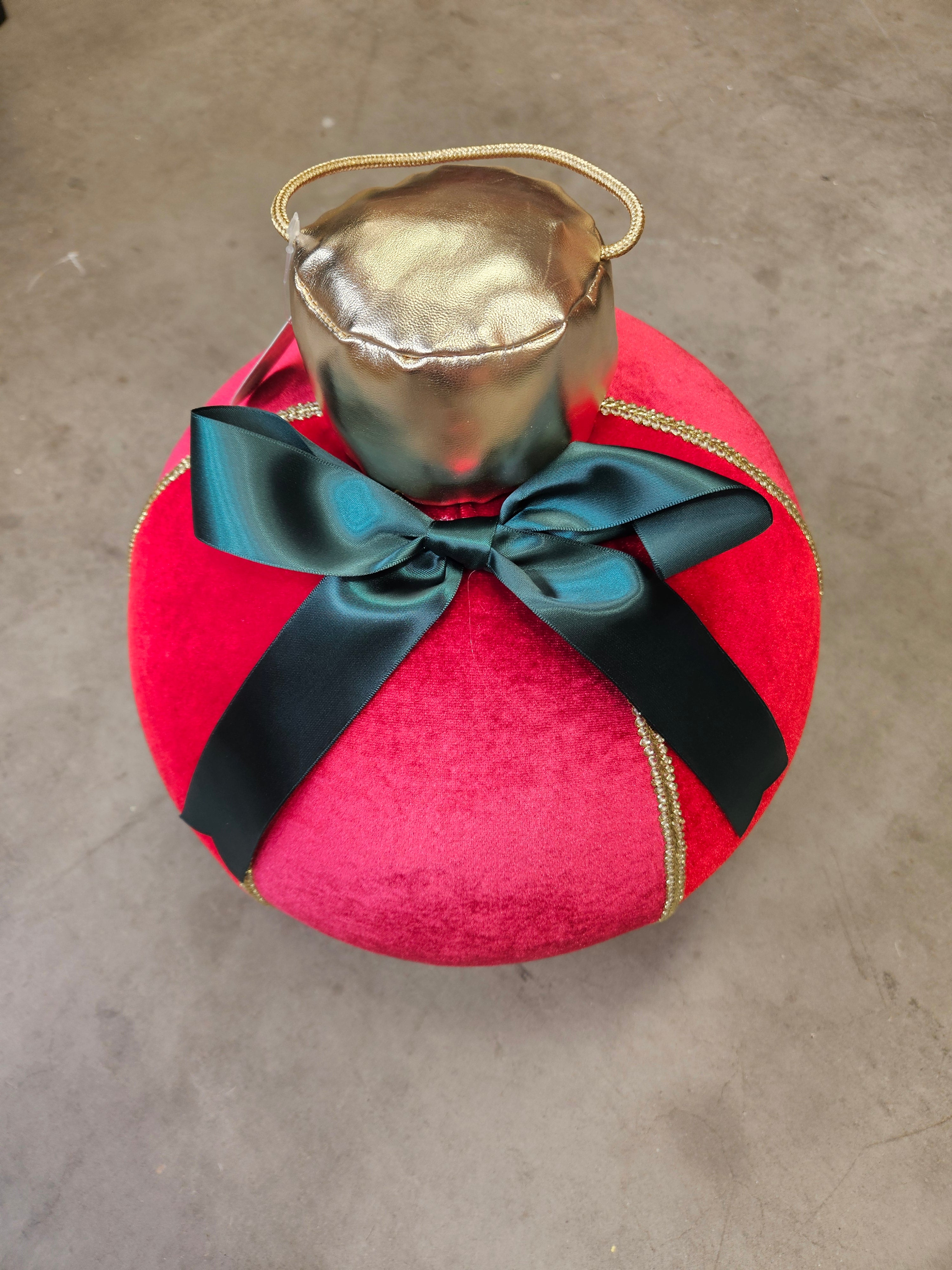 Giant Red Christmas Bauble (30cm Wide)